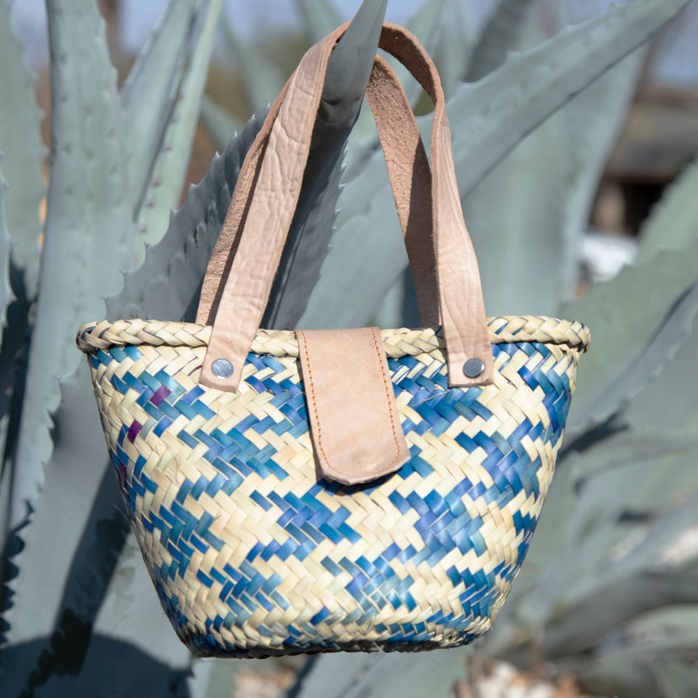 Huatulco Palm Handwoven Small Tote Bag