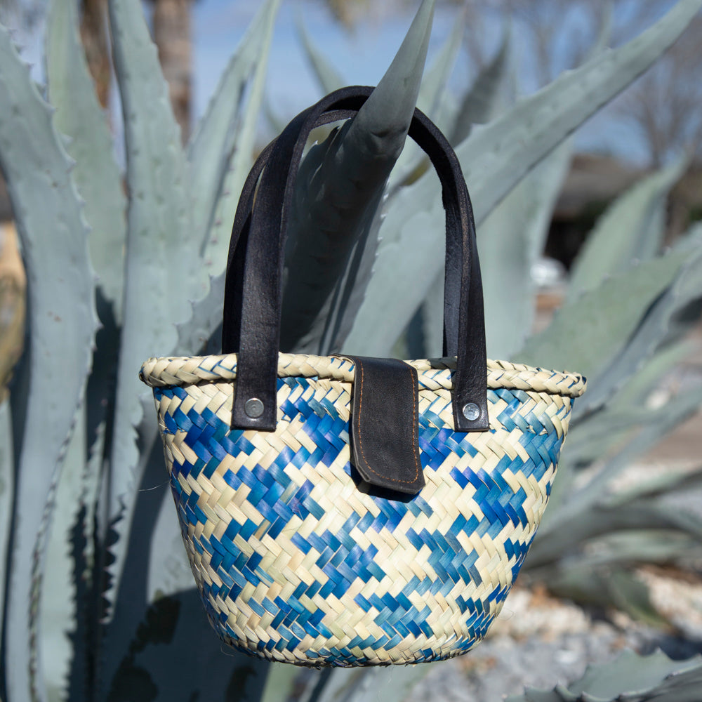 Huatulco Palm Handwoven Small Tote Bag