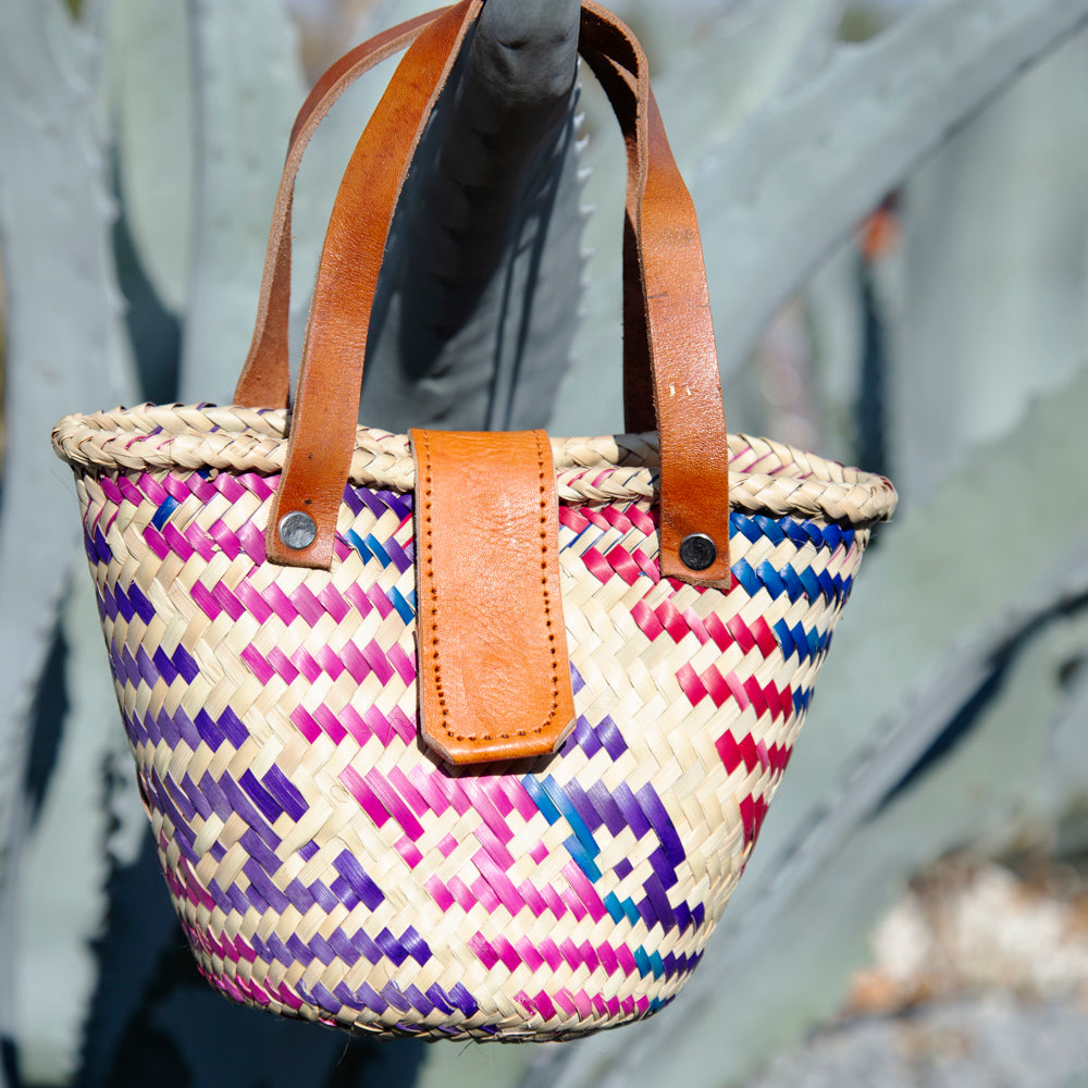 Huatulco Palm Handwoven Small Tote Bag