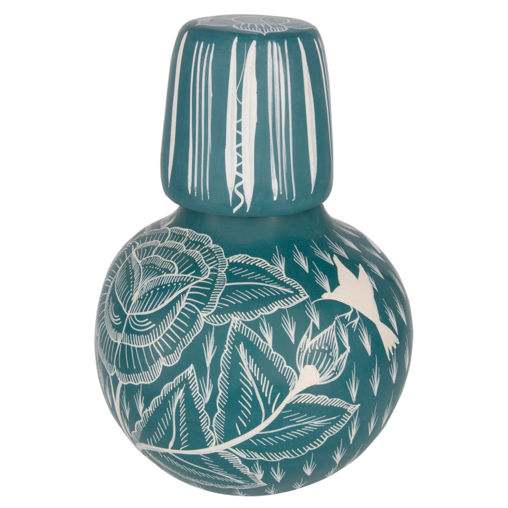 Huancito Small Bird Decanter & Cup Set