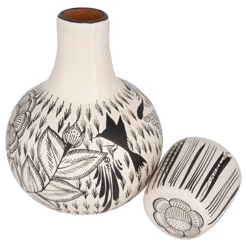 Huancito Small Bird Decanter & Cup Set
