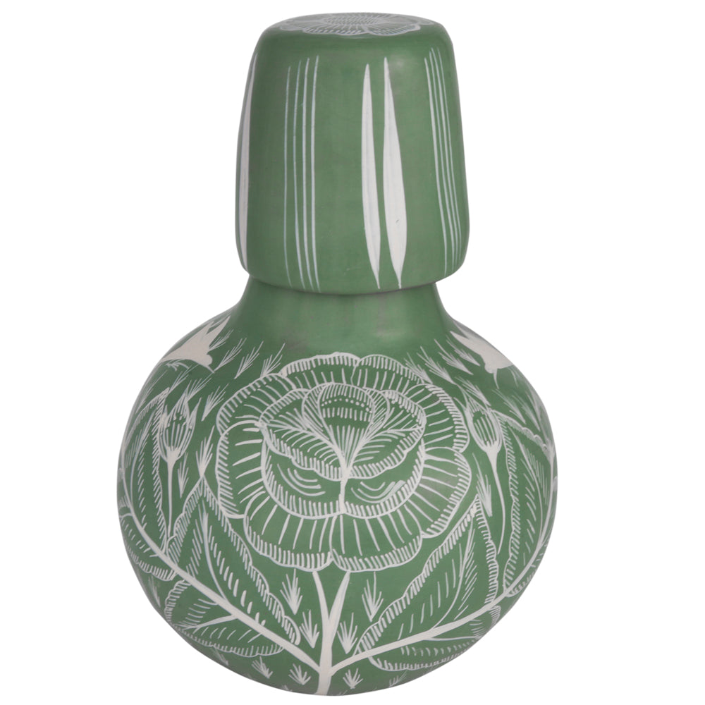 Huancito Small Bird Decanter & Cup Set