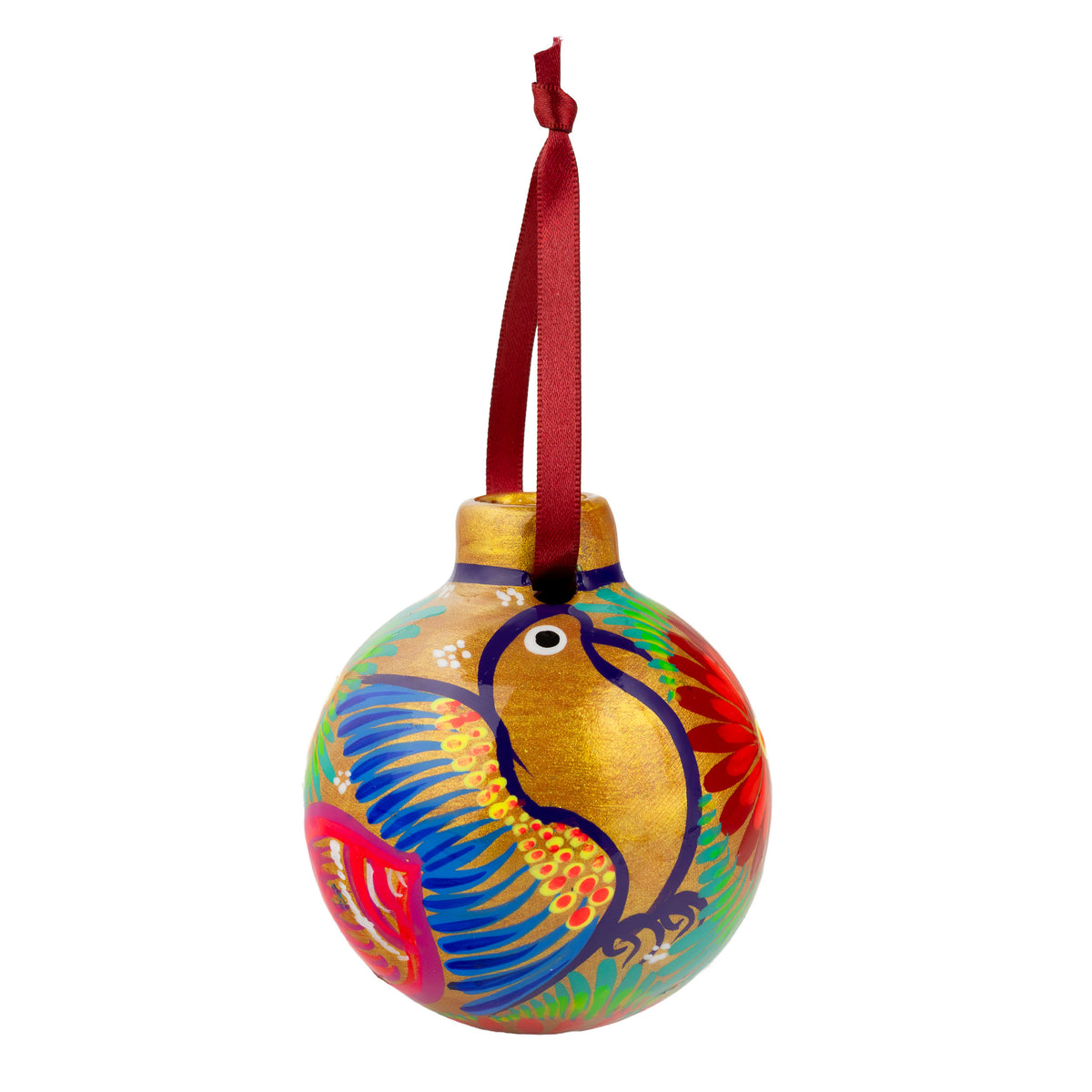 Xalitla Multicolor Clay Christmas Small Ornament