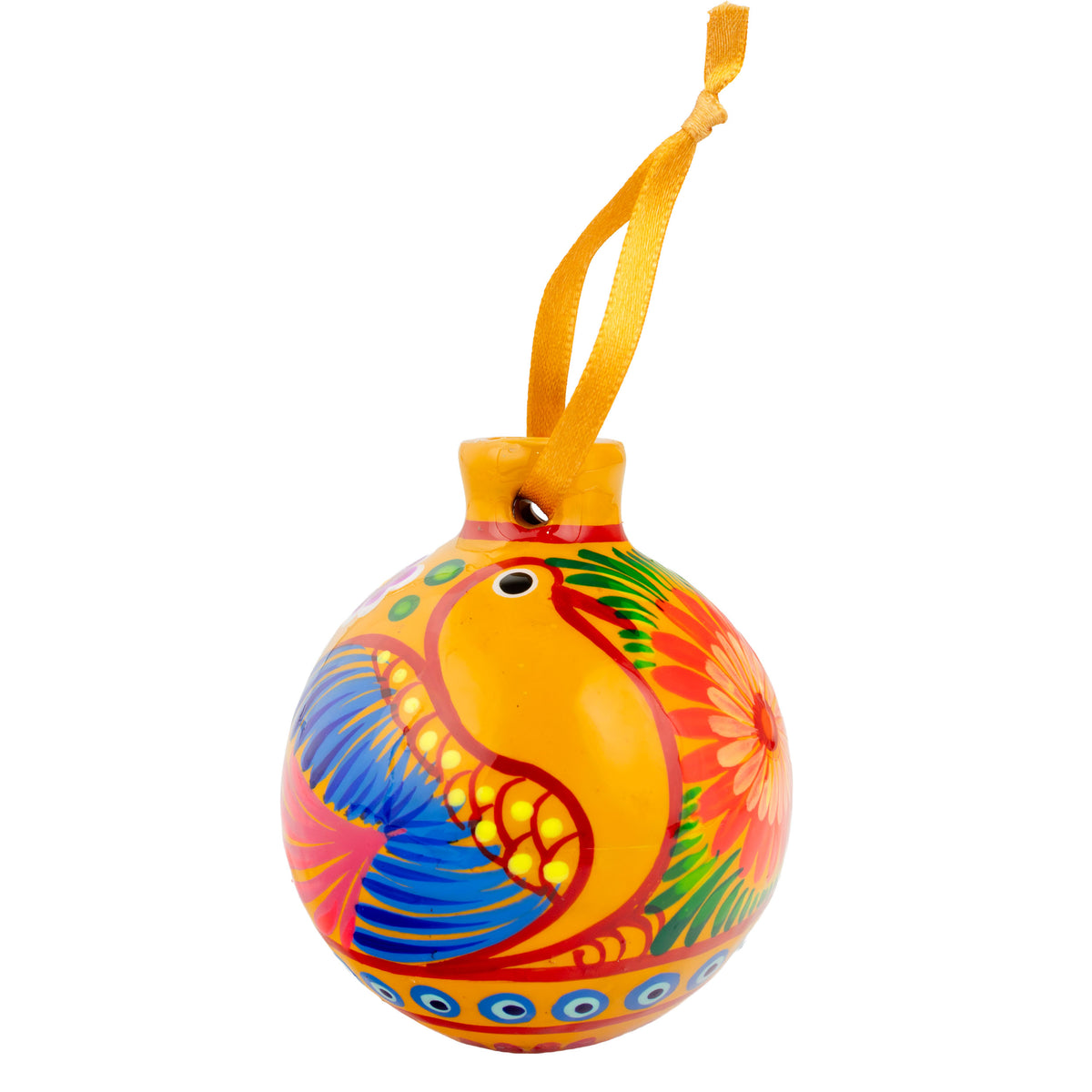 Xalitla Multicolor Clay Christmas Small Ornament