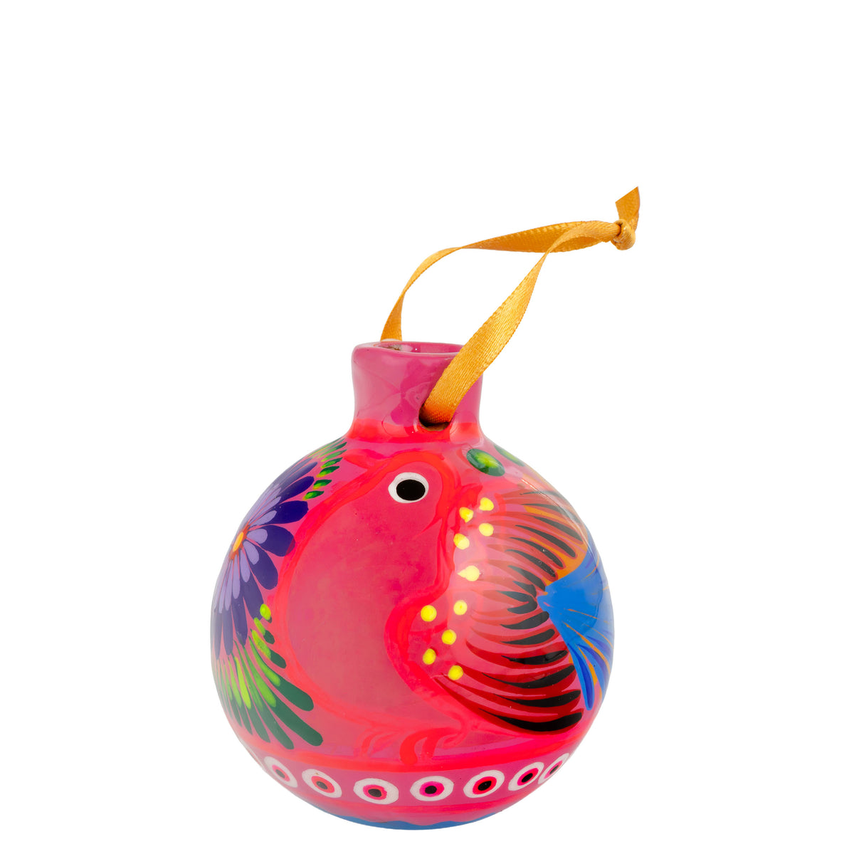 Xalitla Multicolor Clay Christmas Small Ornament