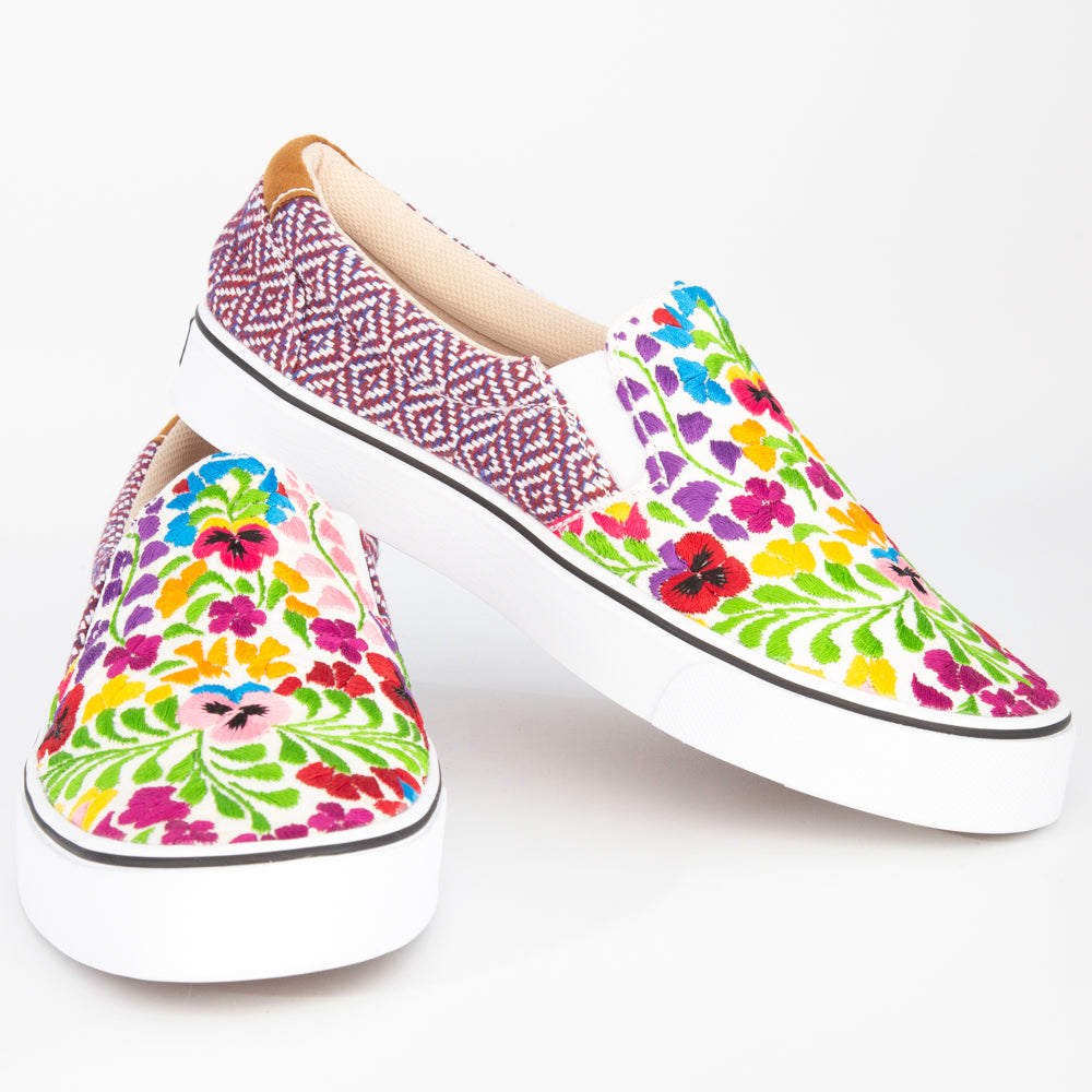 Fiesta San Antonino Floral Embroidered Sneakers