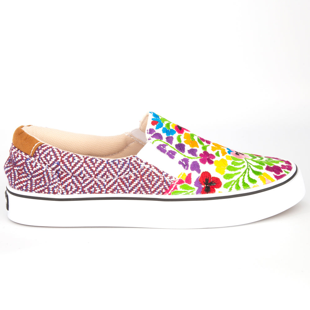 Fiesta San Antonino Floral Embroidered Sneakers