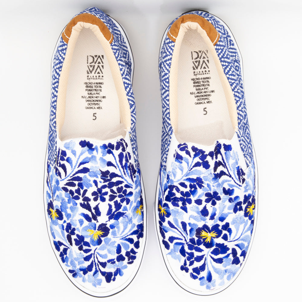 San Antonino Sky Embroidered Sneakers