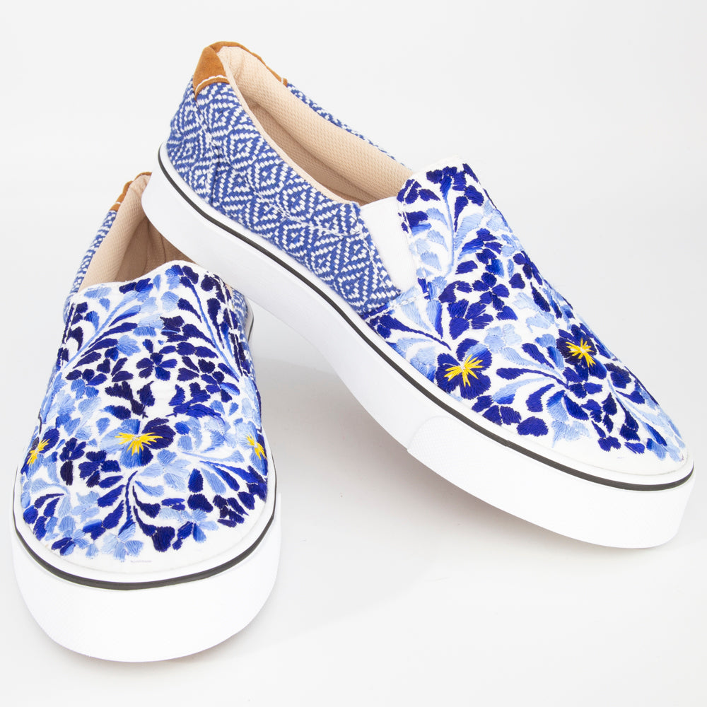 San Antonino Sky Embroidered Sneakers