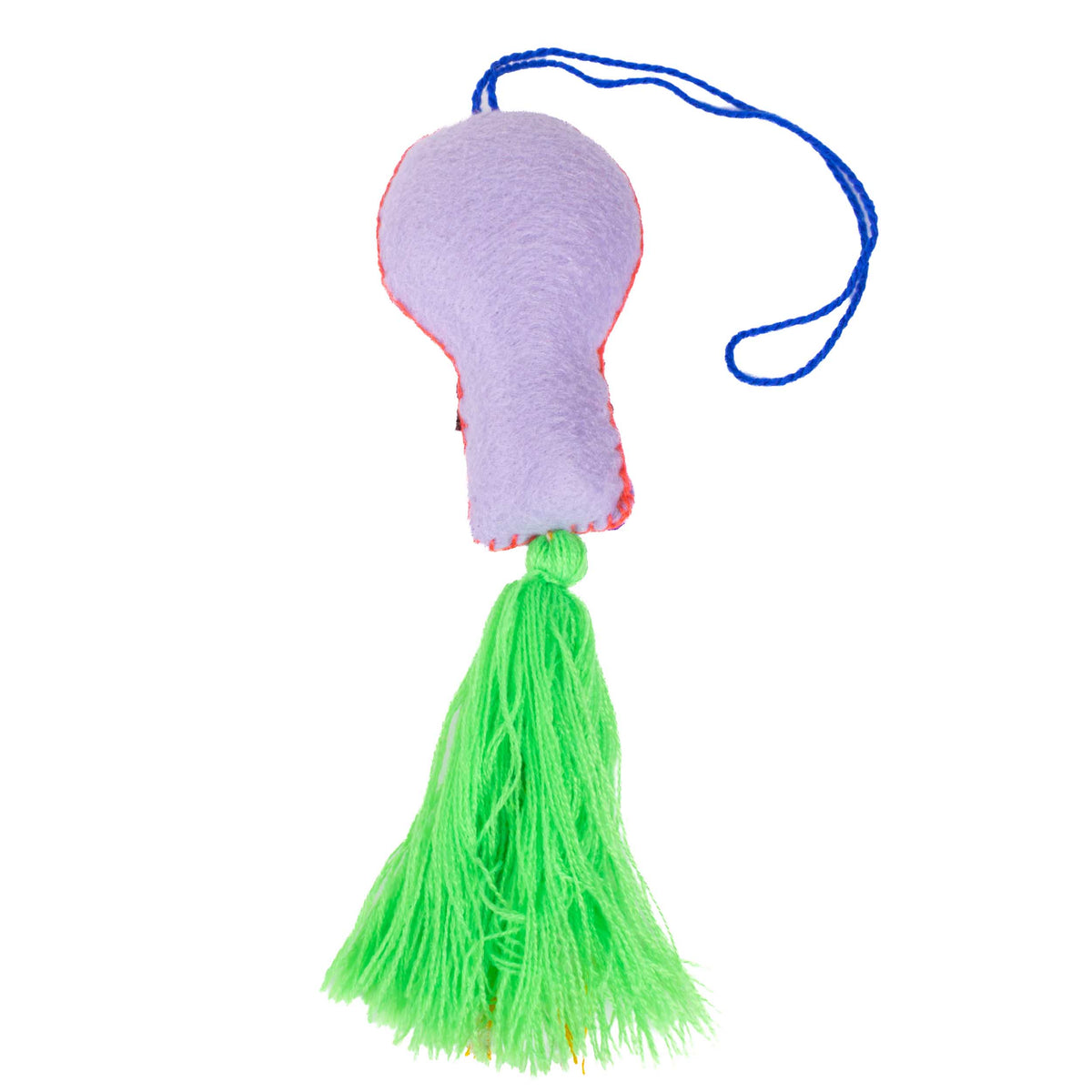 Sugar Skulls Pom Poms with Vibrant Tassel