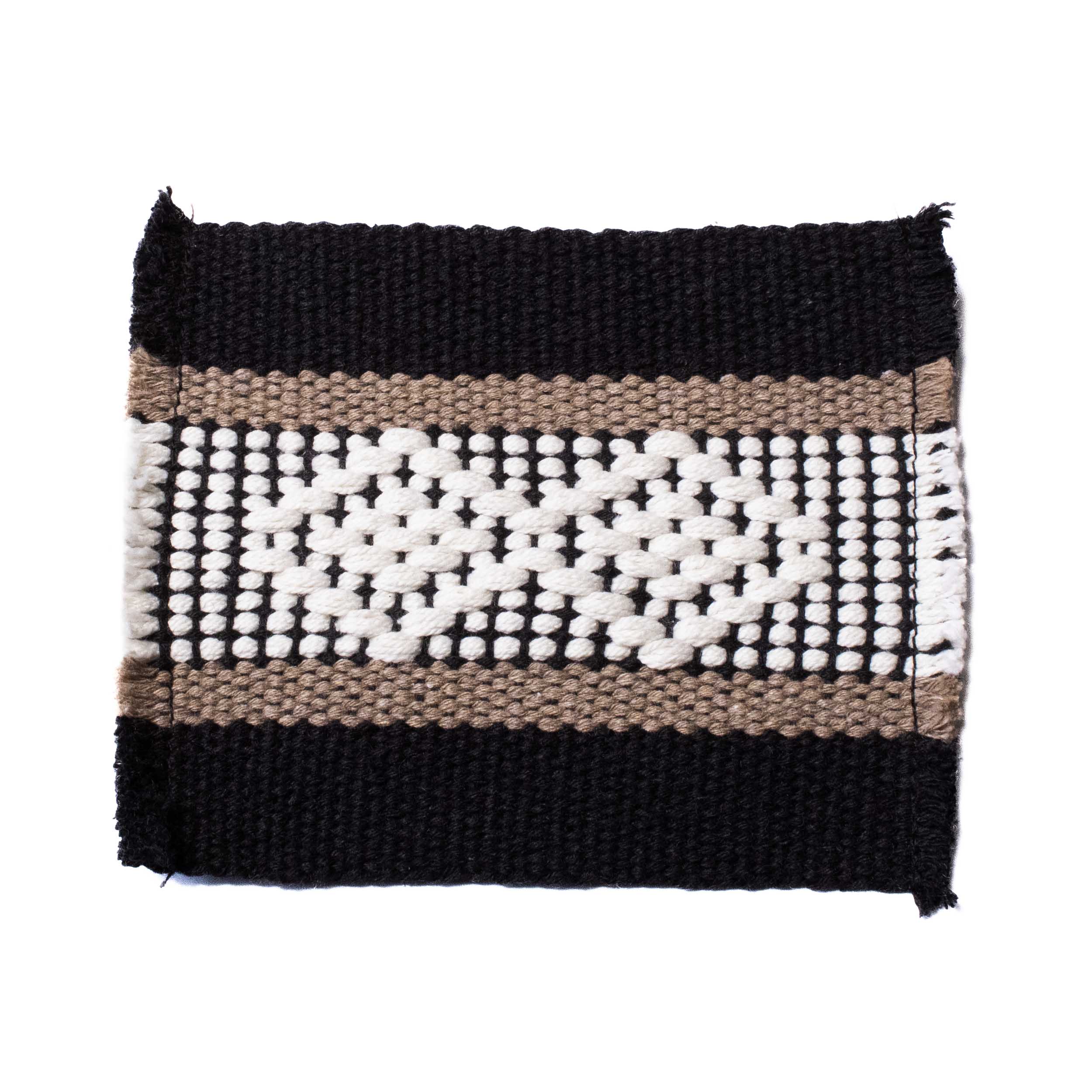 Subtle Fray Telar Woven Coasters