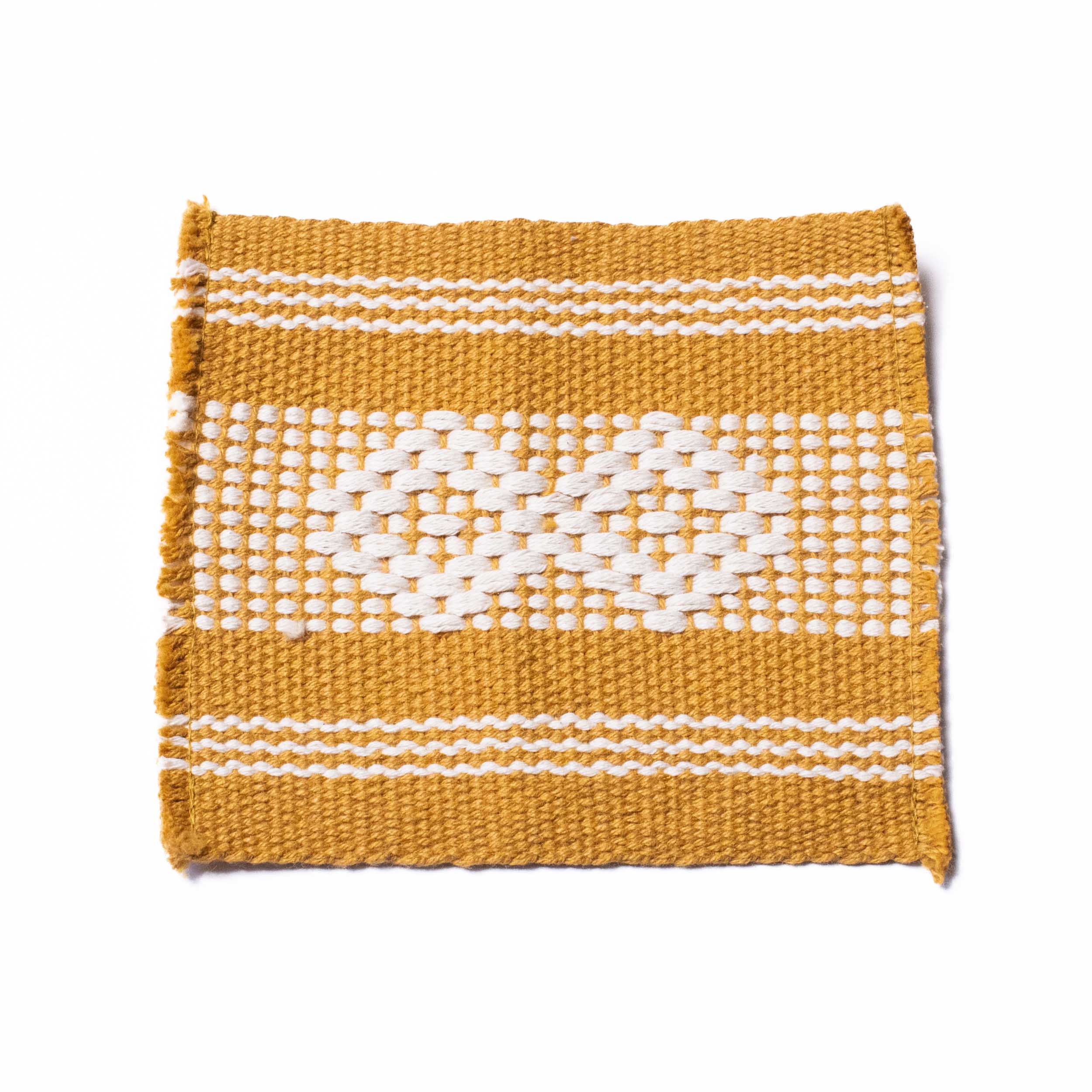 Subtle Fray Telar Woven Coasters