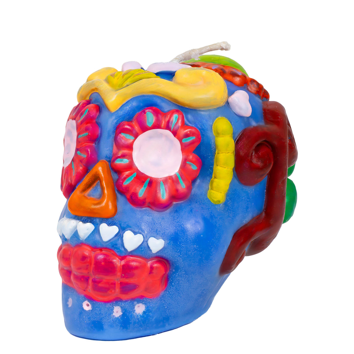 Sugar Skull Day of the Dead Candle