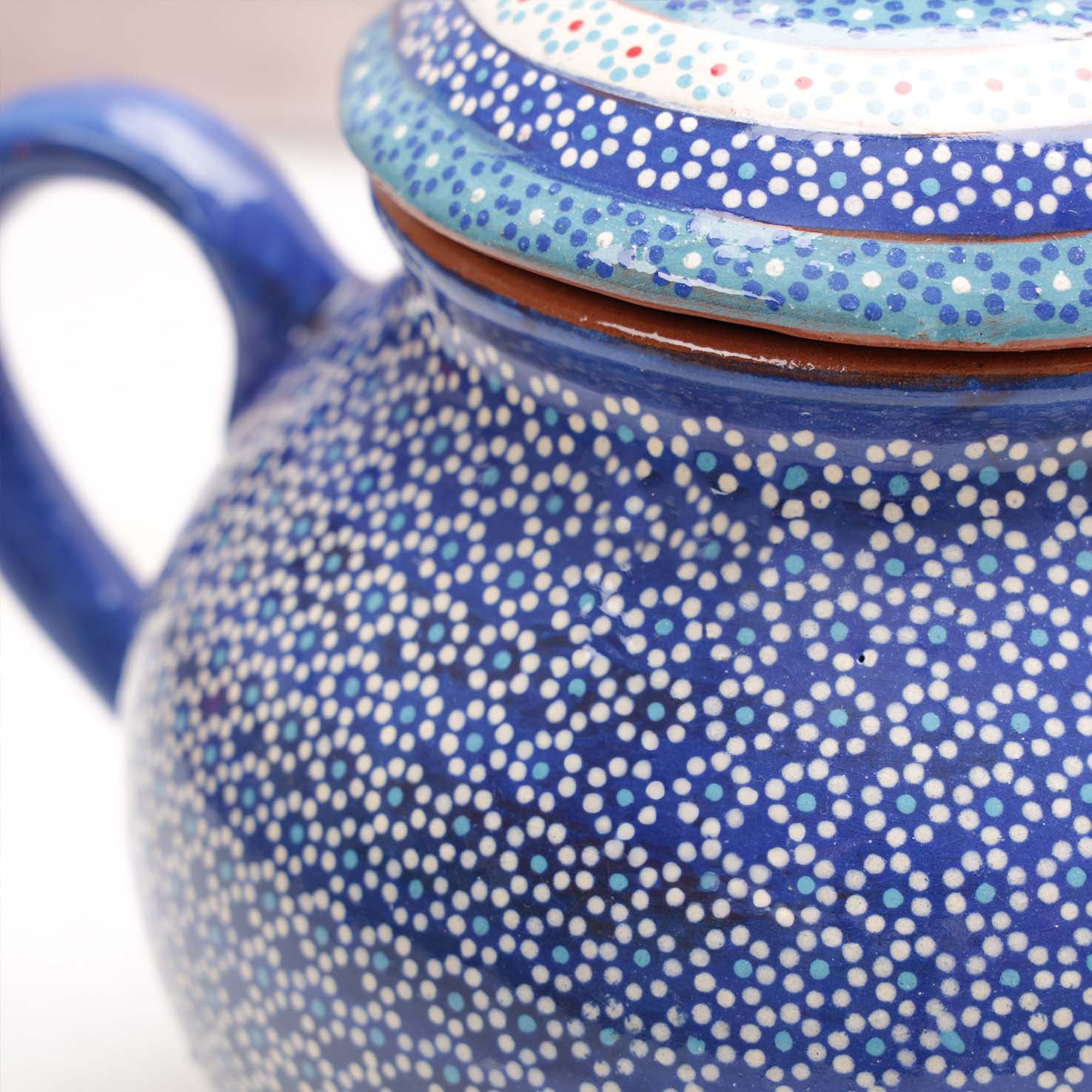 Capula Clay Hand-Painted Tea Pot