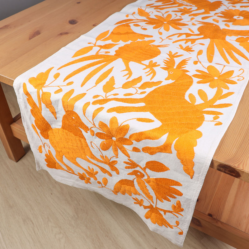 Otomí Hand-Embroidered Table Runner