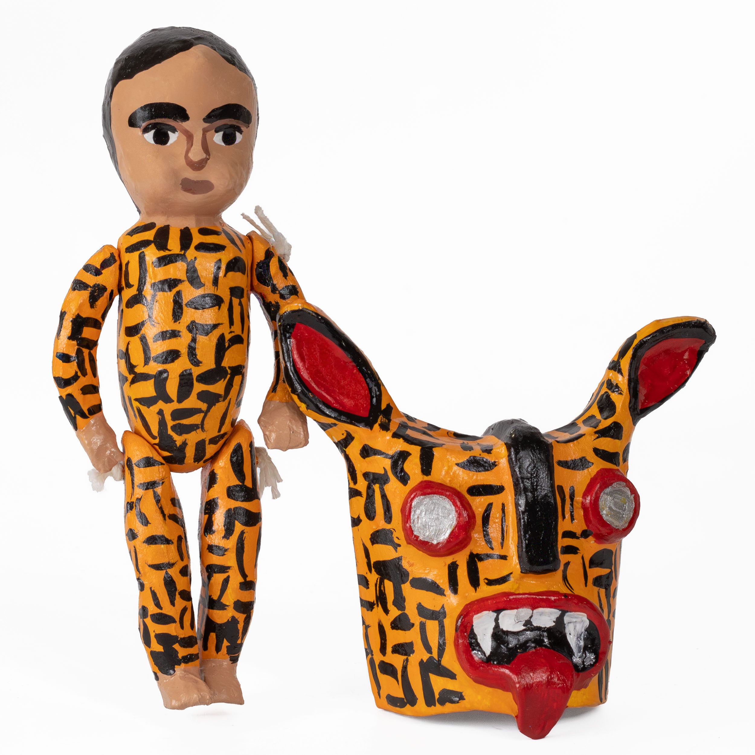 Papier Mache Jaguar Tecuanes