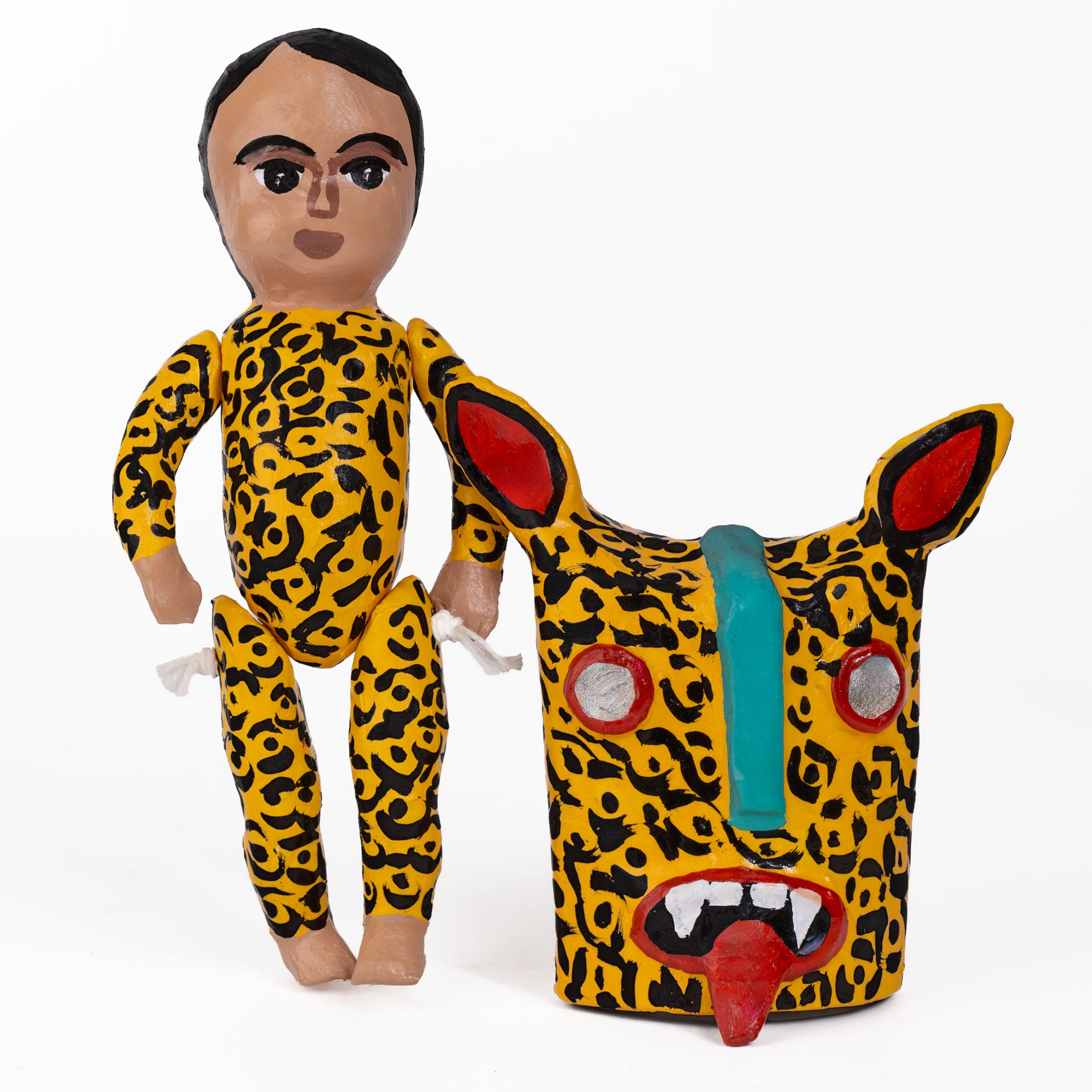 Papier Mache Jaguar Tecuanes