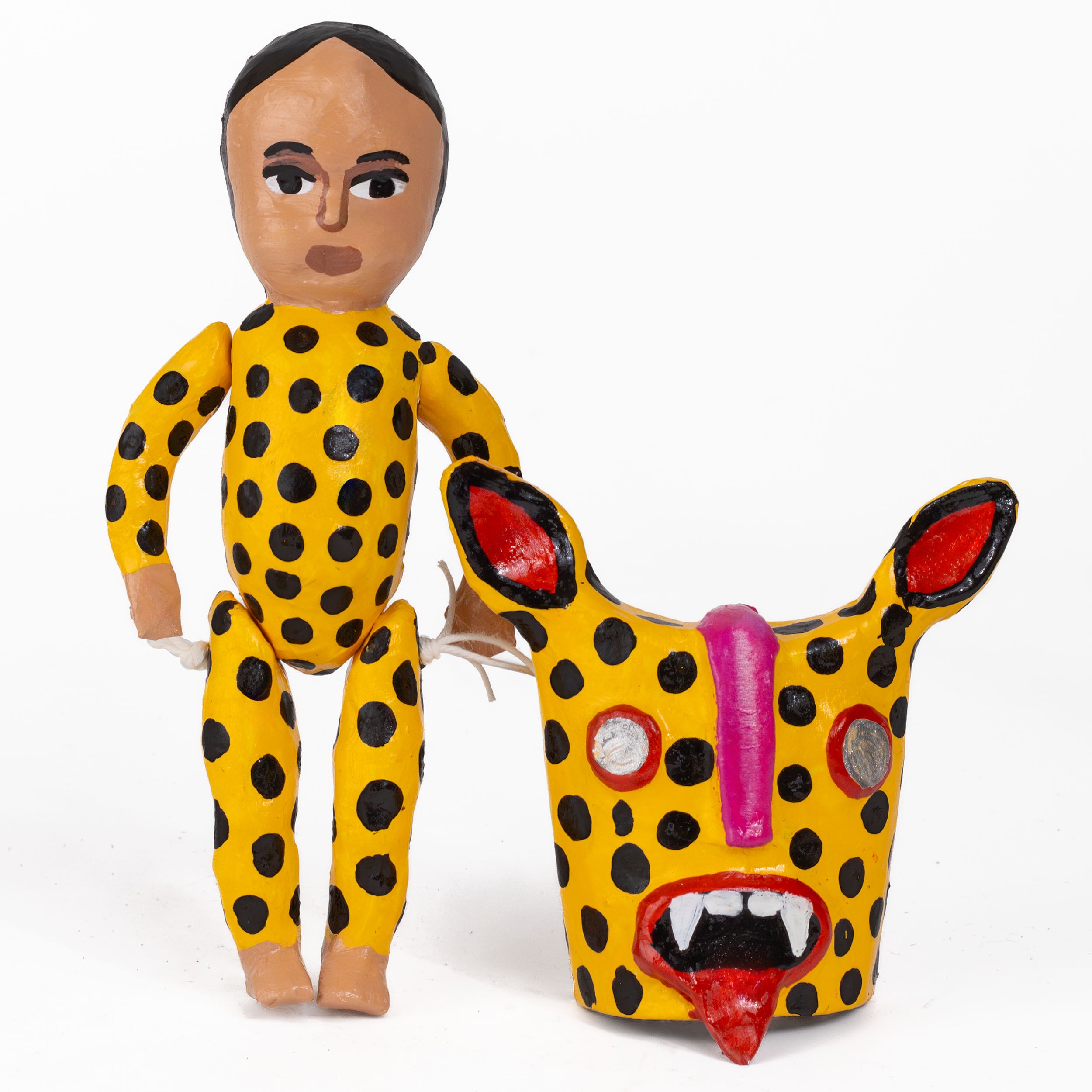 Papier Mache Jaguar Tecuanes
