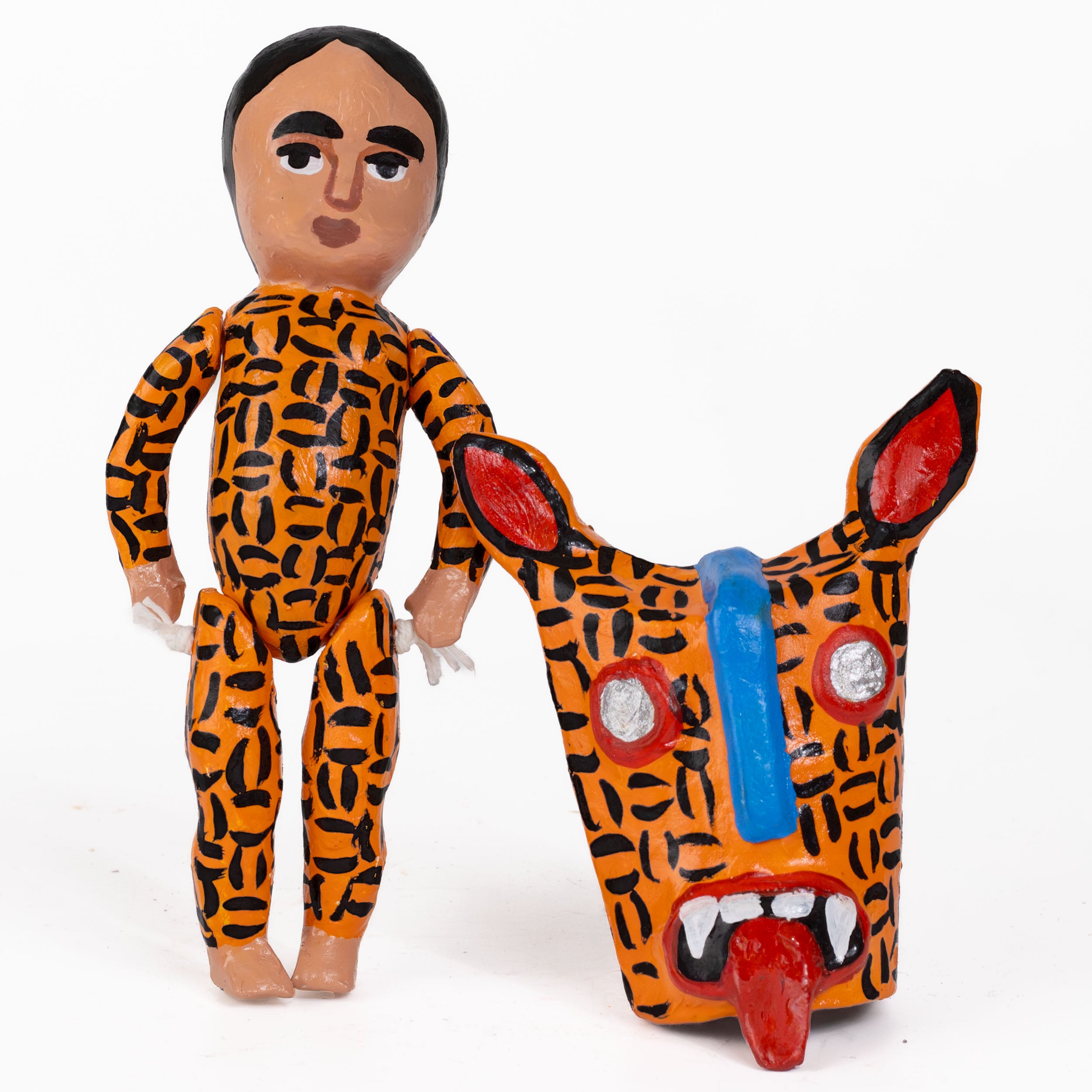 Papier Mache Jaguar Tecuanes