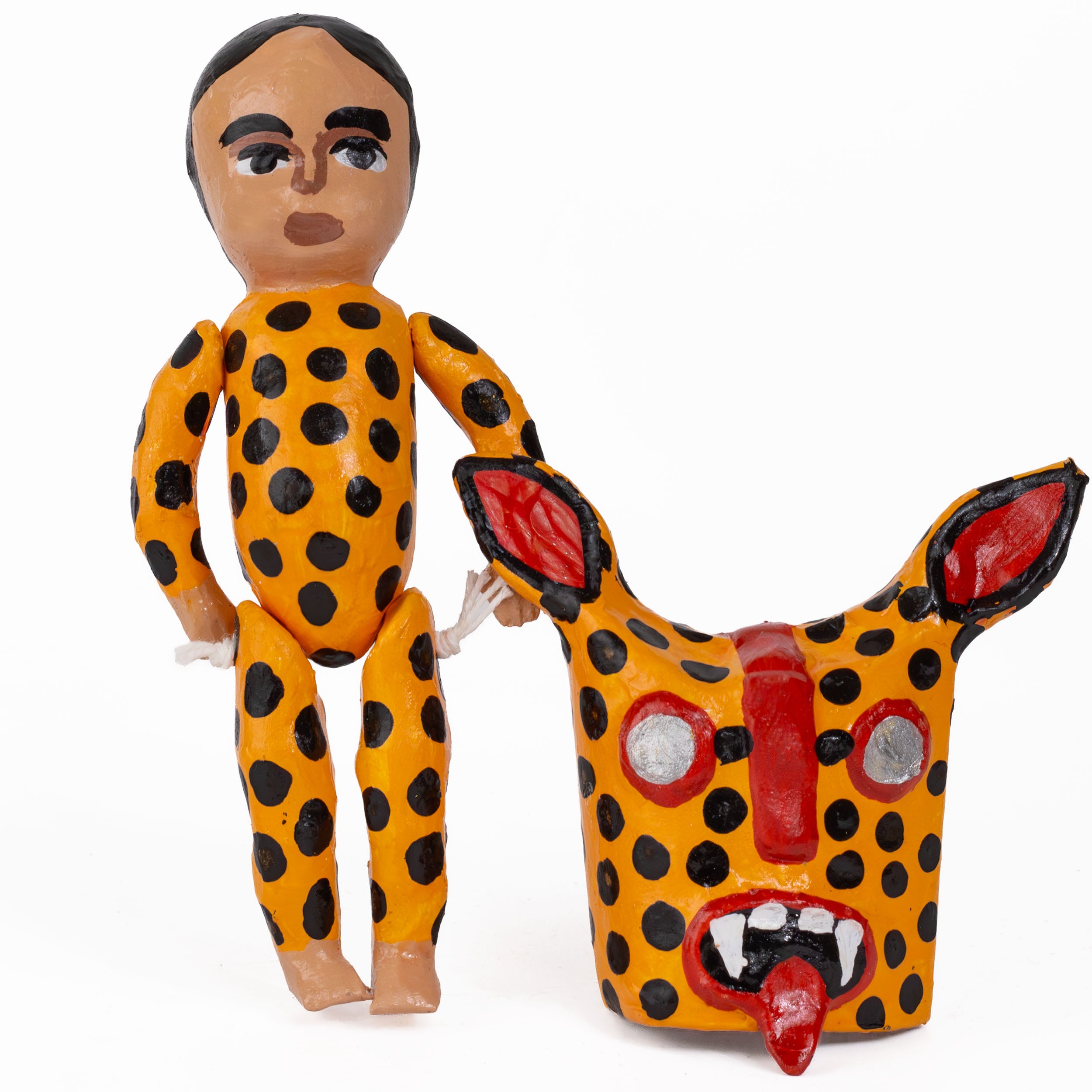 Papier Mache Jaguar Tecuanes