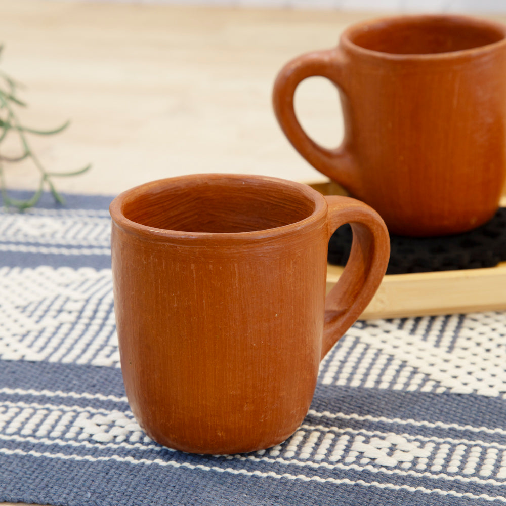 Red Clay Terracotta Mug