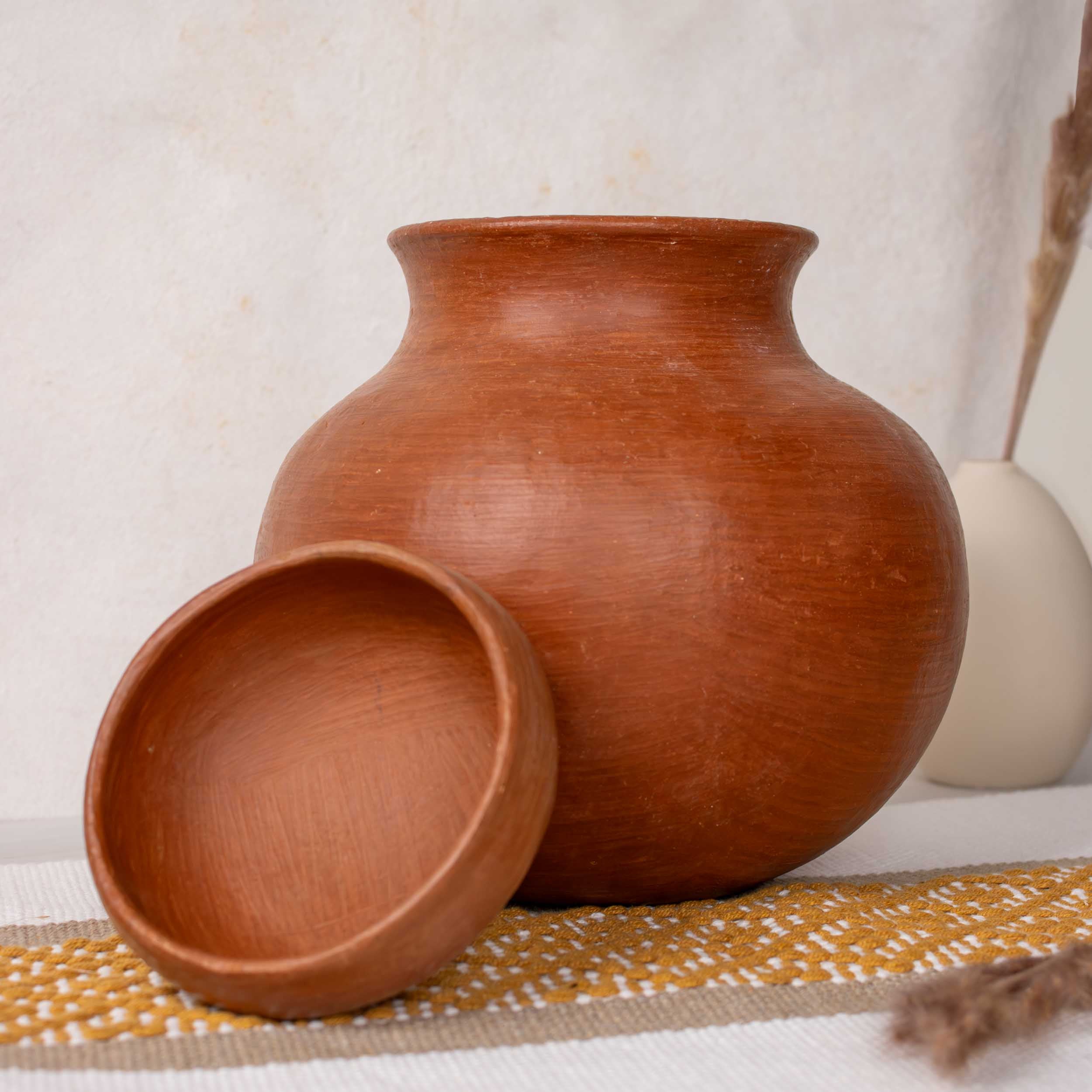 The Olla, Red Clay Terracotta Cooking Pot | Lolo Mercadito