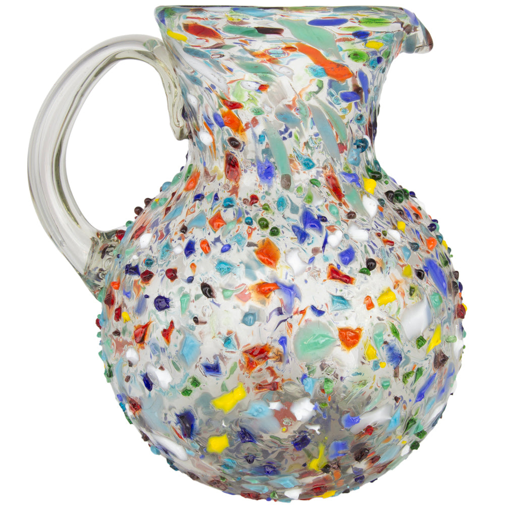 Tonalá Blown Glass Pitcher