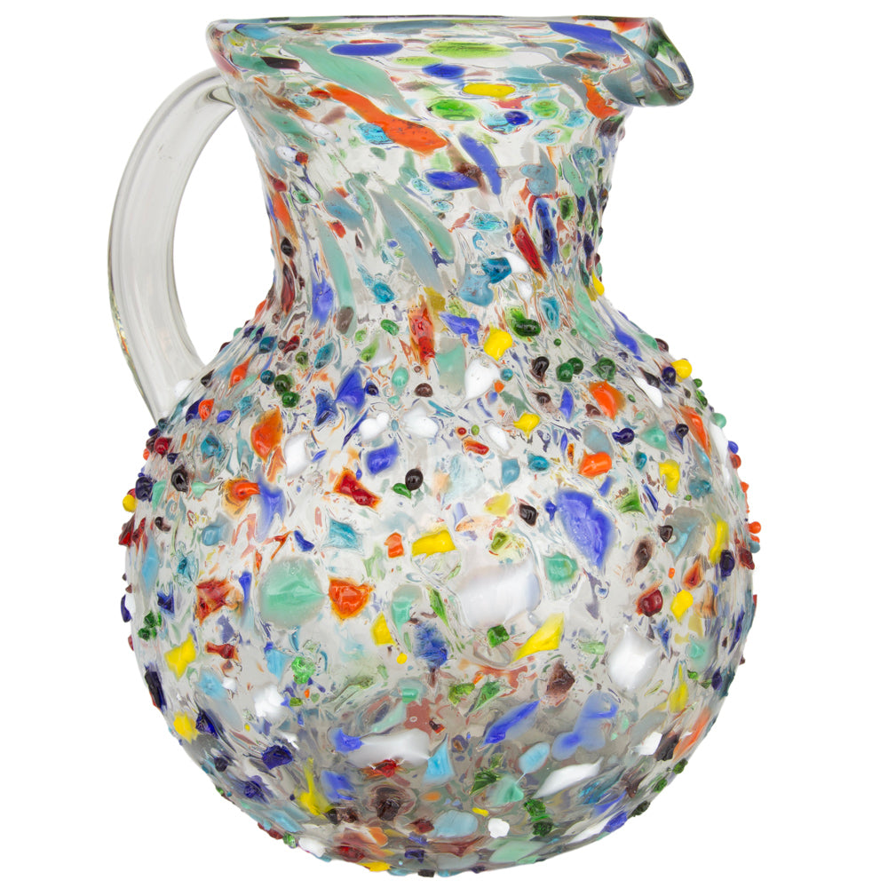 Tonalá Blown Glass Pitcher