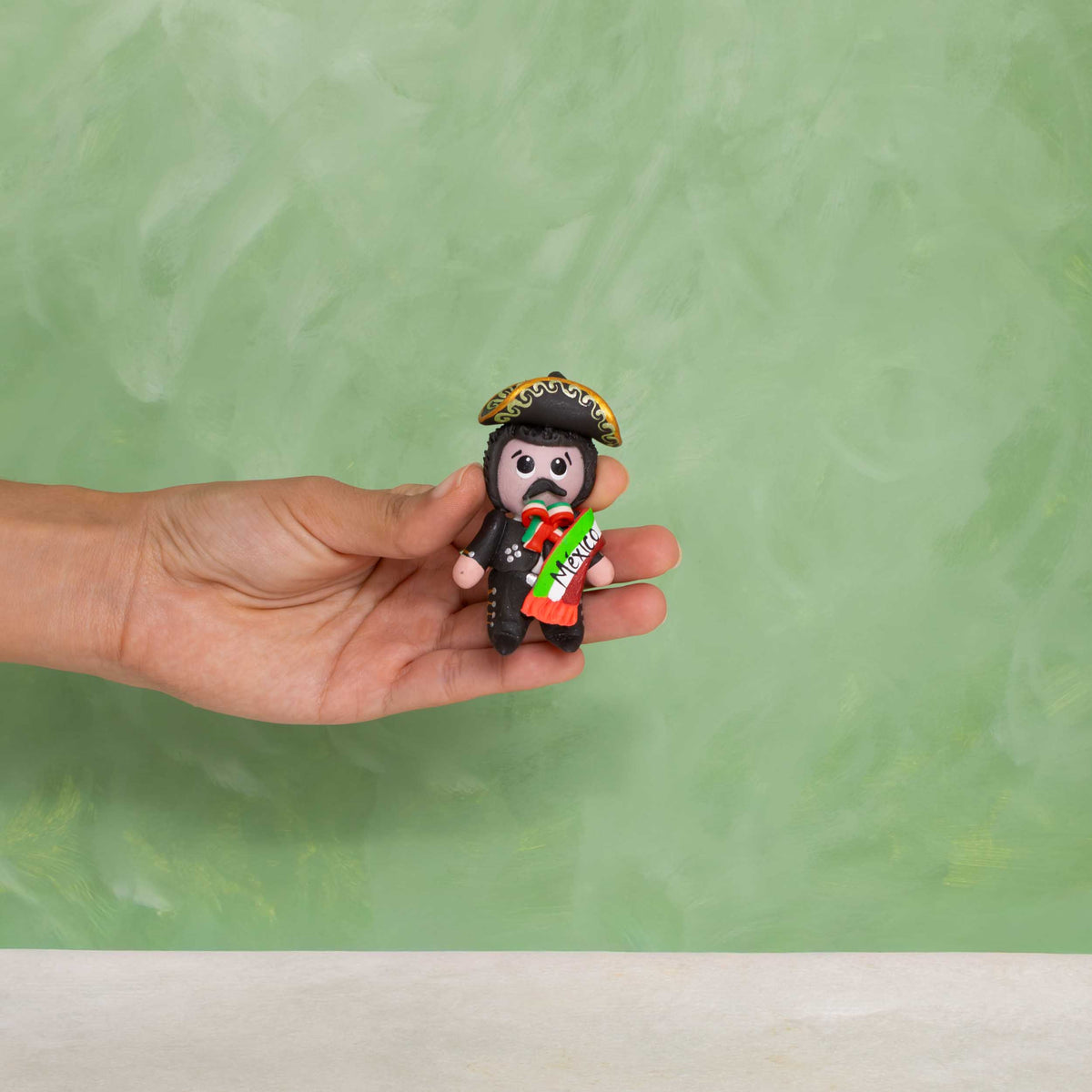 Cold Porcelain Clay Mariachi Magnet