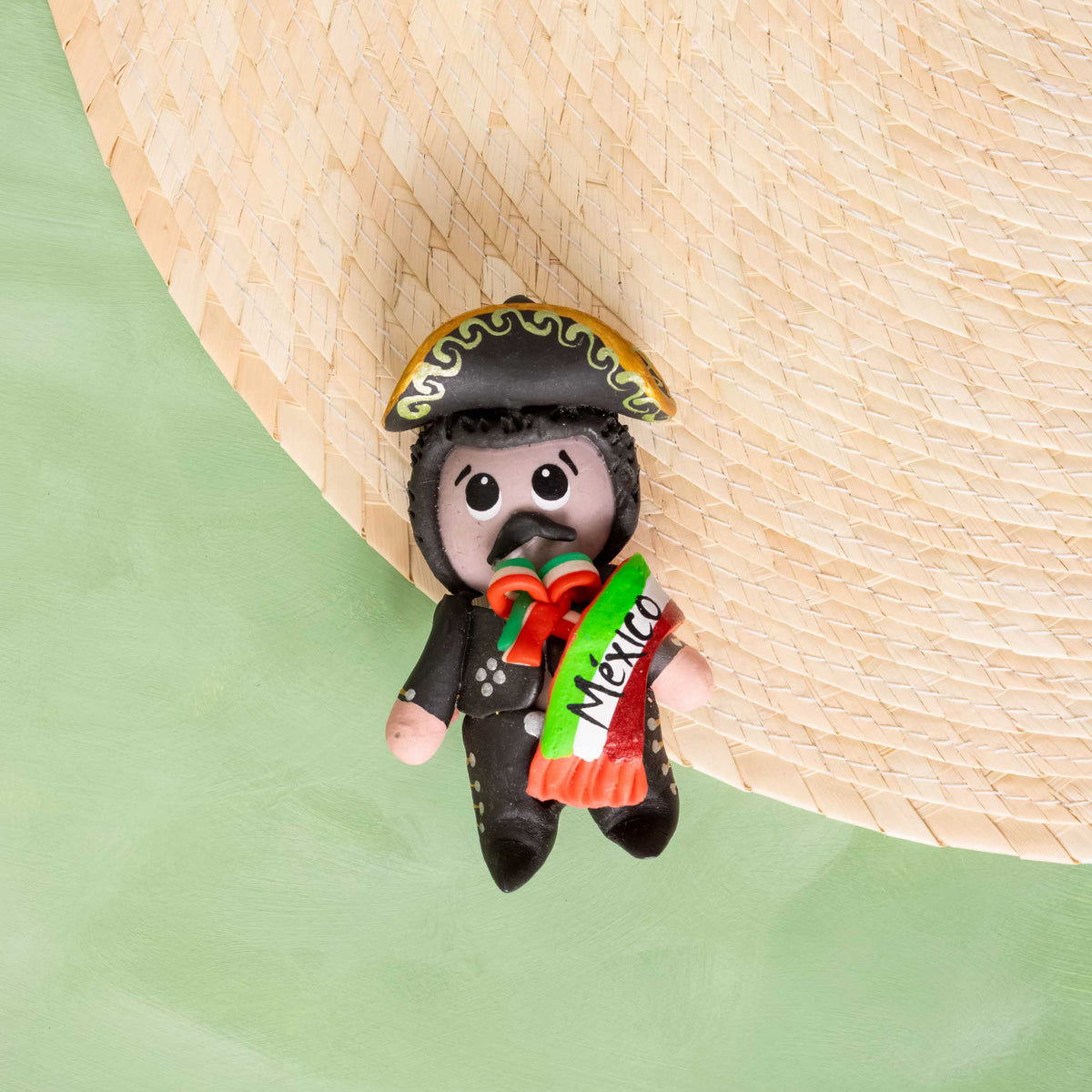 Cold Porcelain Clay Mariachi Magnet