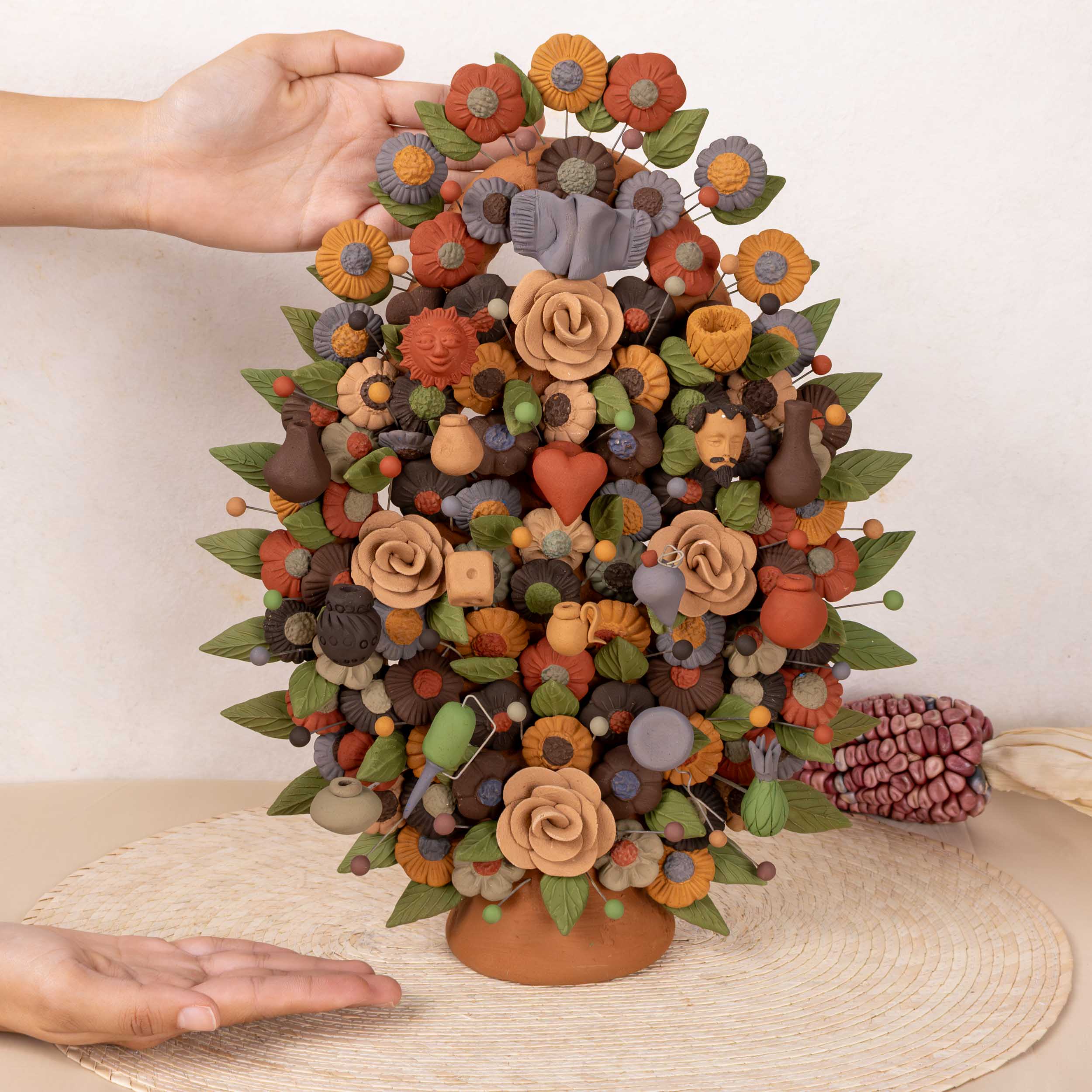 Barro Pigmentado Arbol de Vida Artesanías