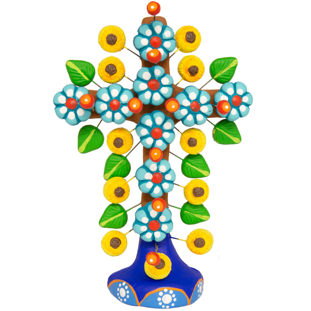 Tree of Life Clay Wall Cross