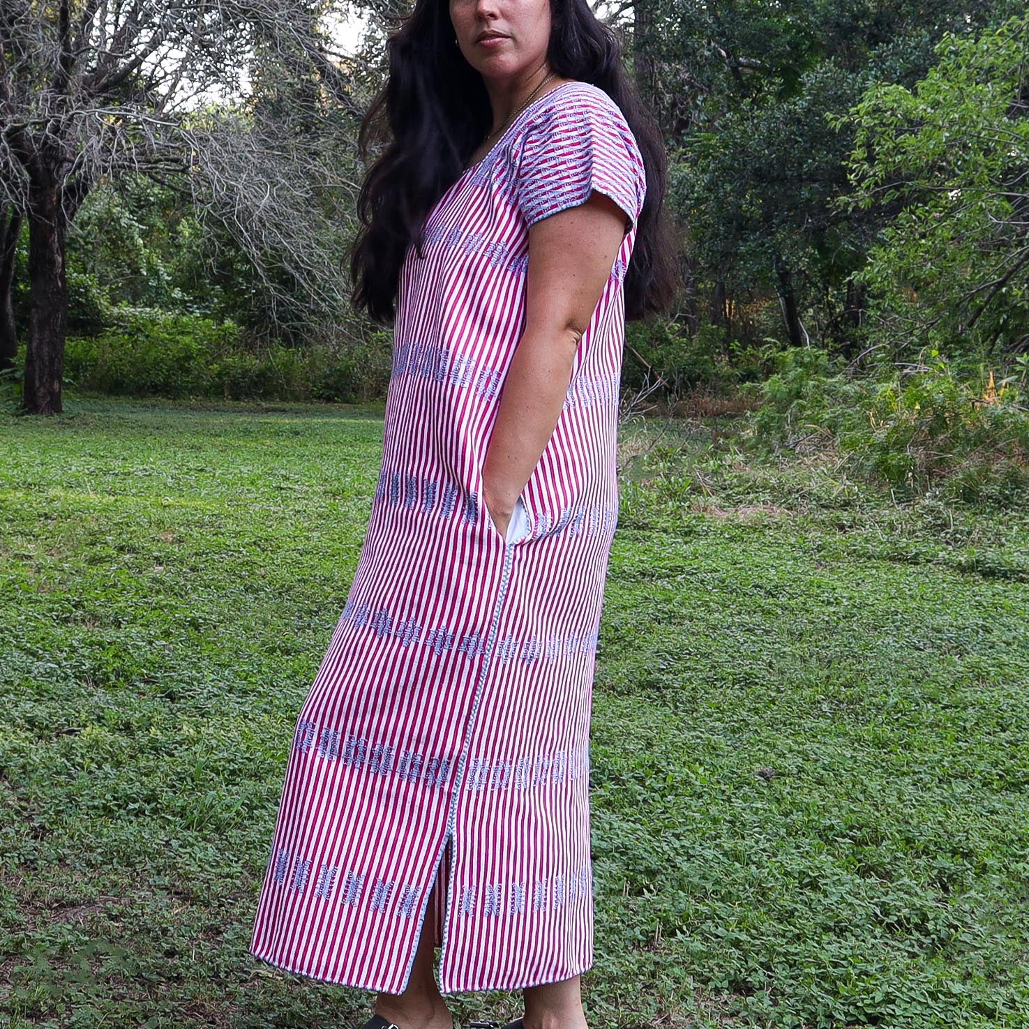 Colorado Amuzgo Huipil Long Dress