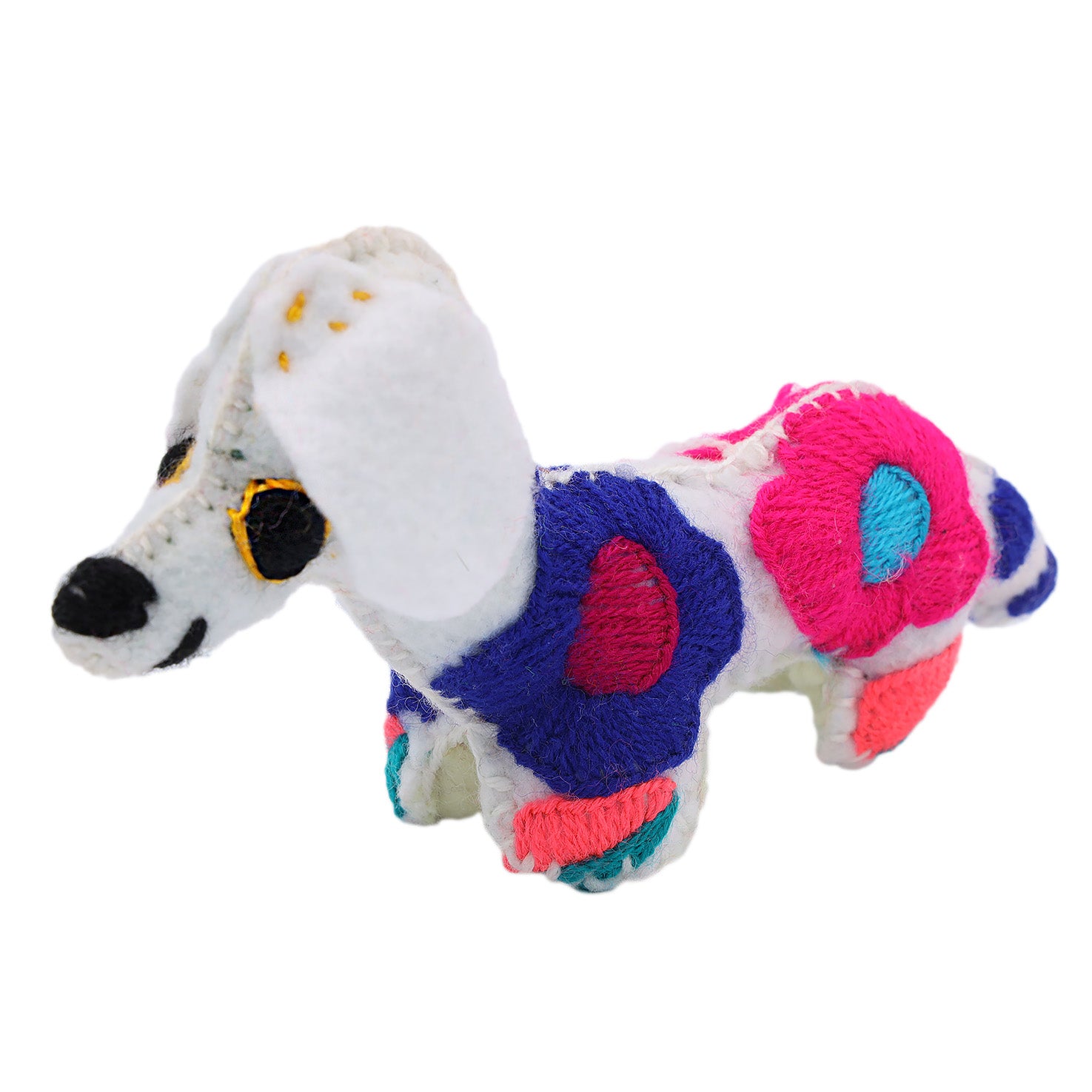 Dachshund Dog Hand-Embroidered Stuffed Animal