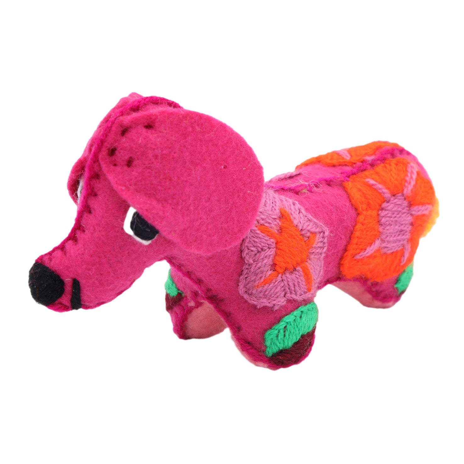 Dachshund Dog Hand-Embroidered Stuffed Animal