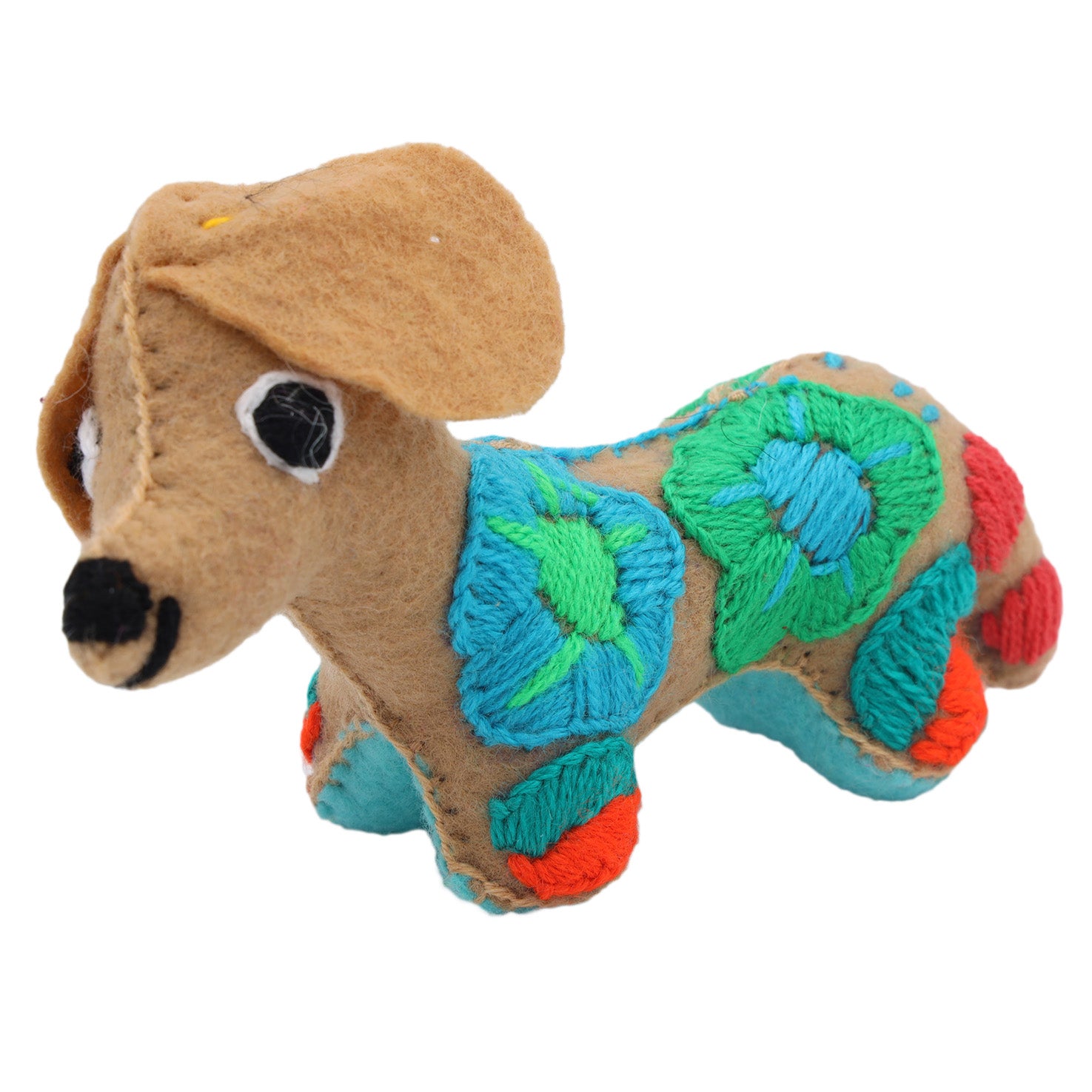 Dachshund Dog Hand-Embroidered Stuffed Animal