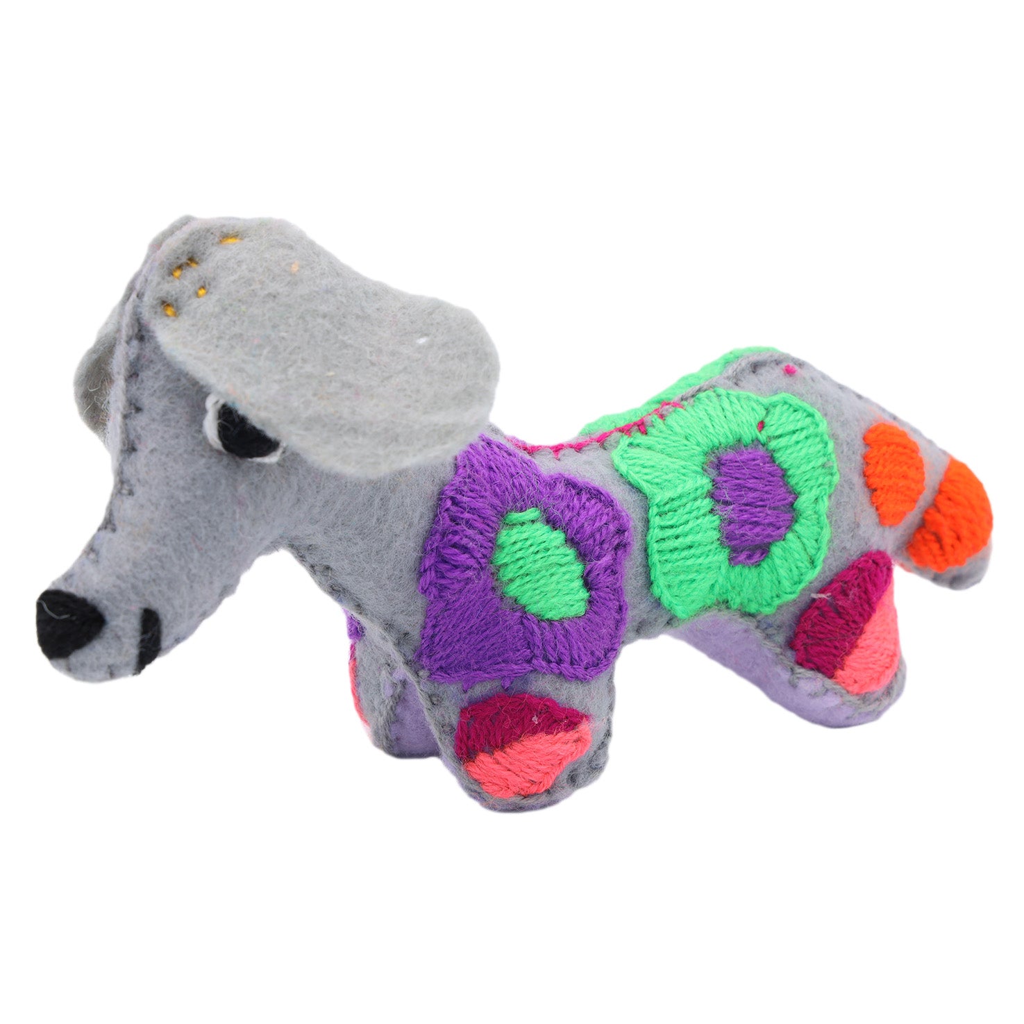 Dachshund Dog Hand-Embroidered Stuffed Animal