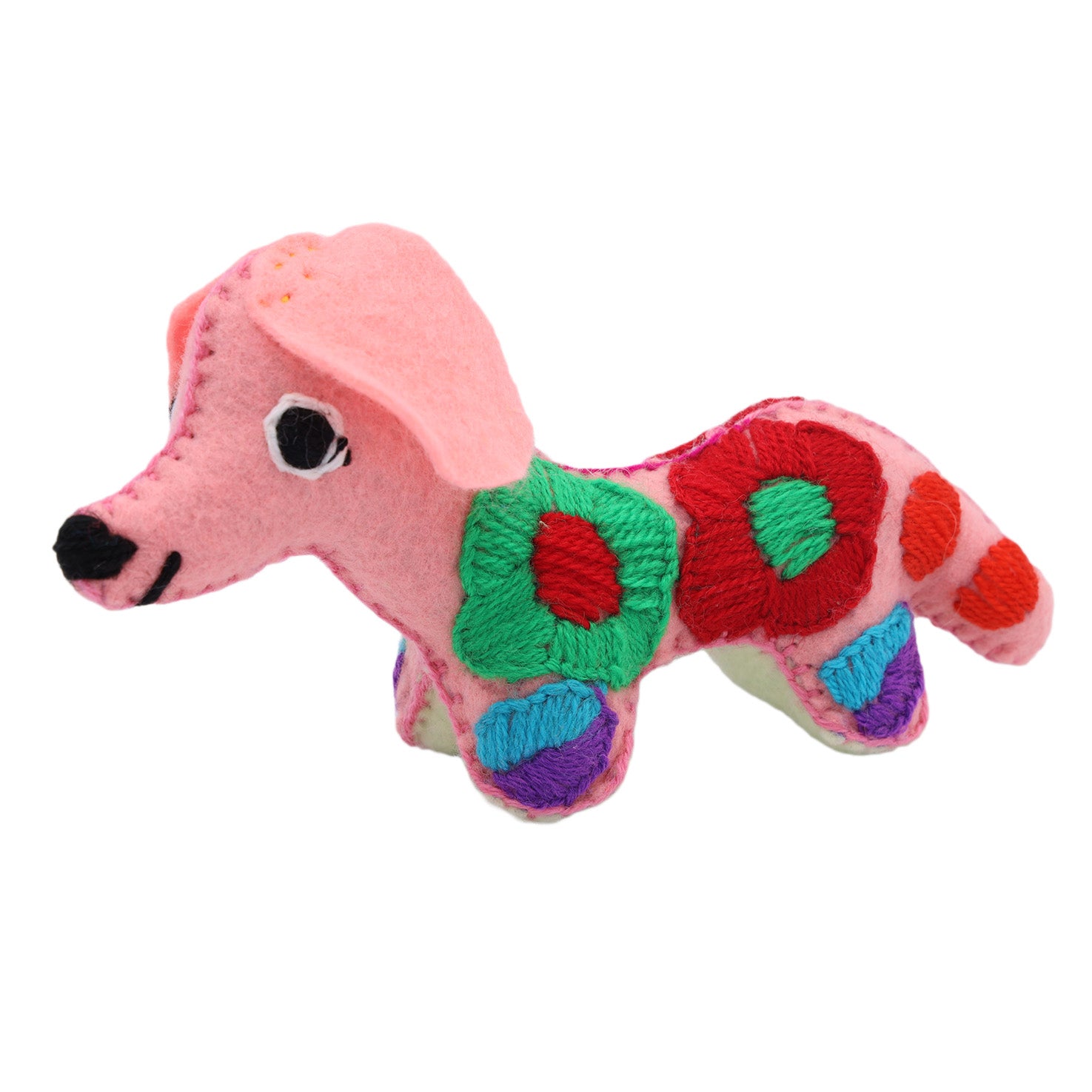 Dachshund Dog Hand-Embroidered Stuffed Animal