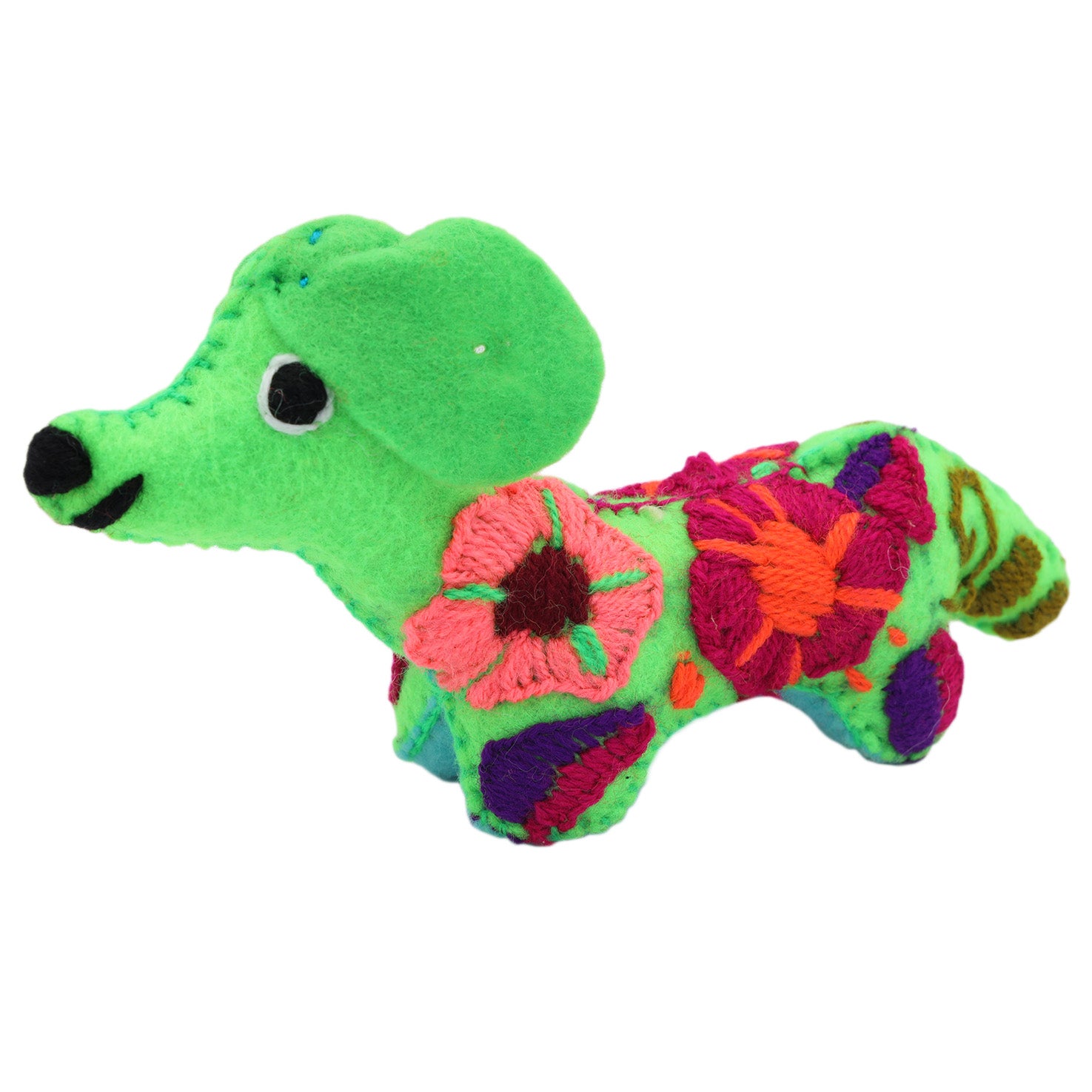 Dachshund Dog Hand-Embroidered Stuffed Animal