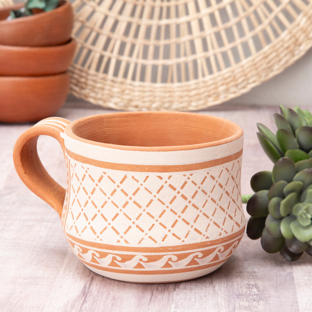 Patamban Decorative Clay Mug