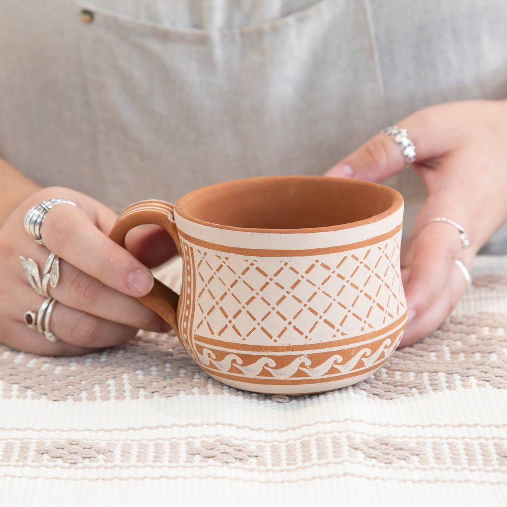 Patamban Decorative Clay Mug