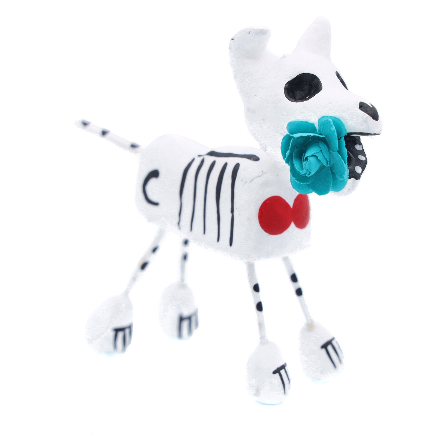 Clay Mini Day of the Dead Dog | Lolo Modern Mexican Mercadito