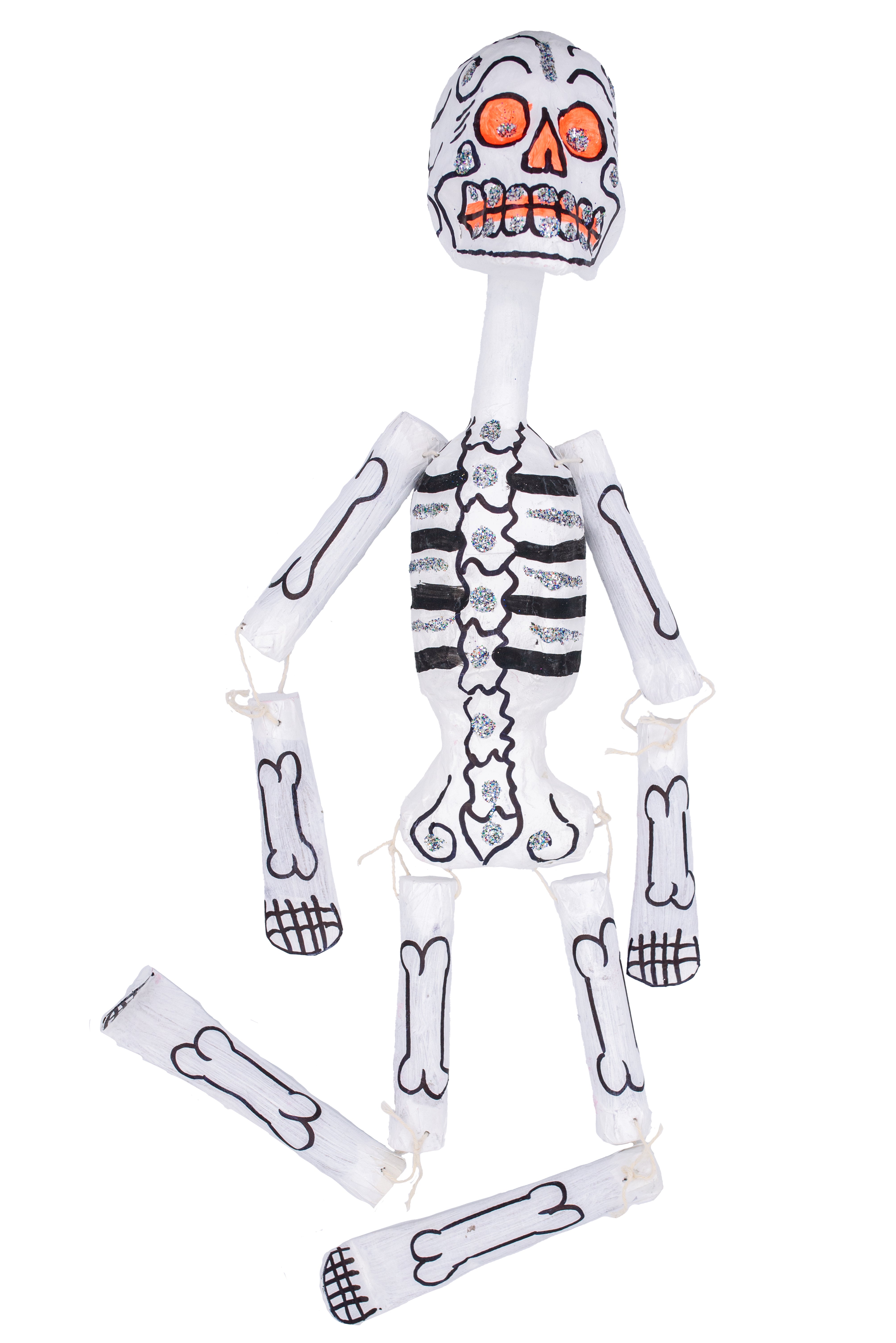 La Calaca, Papier Mache Skeleton