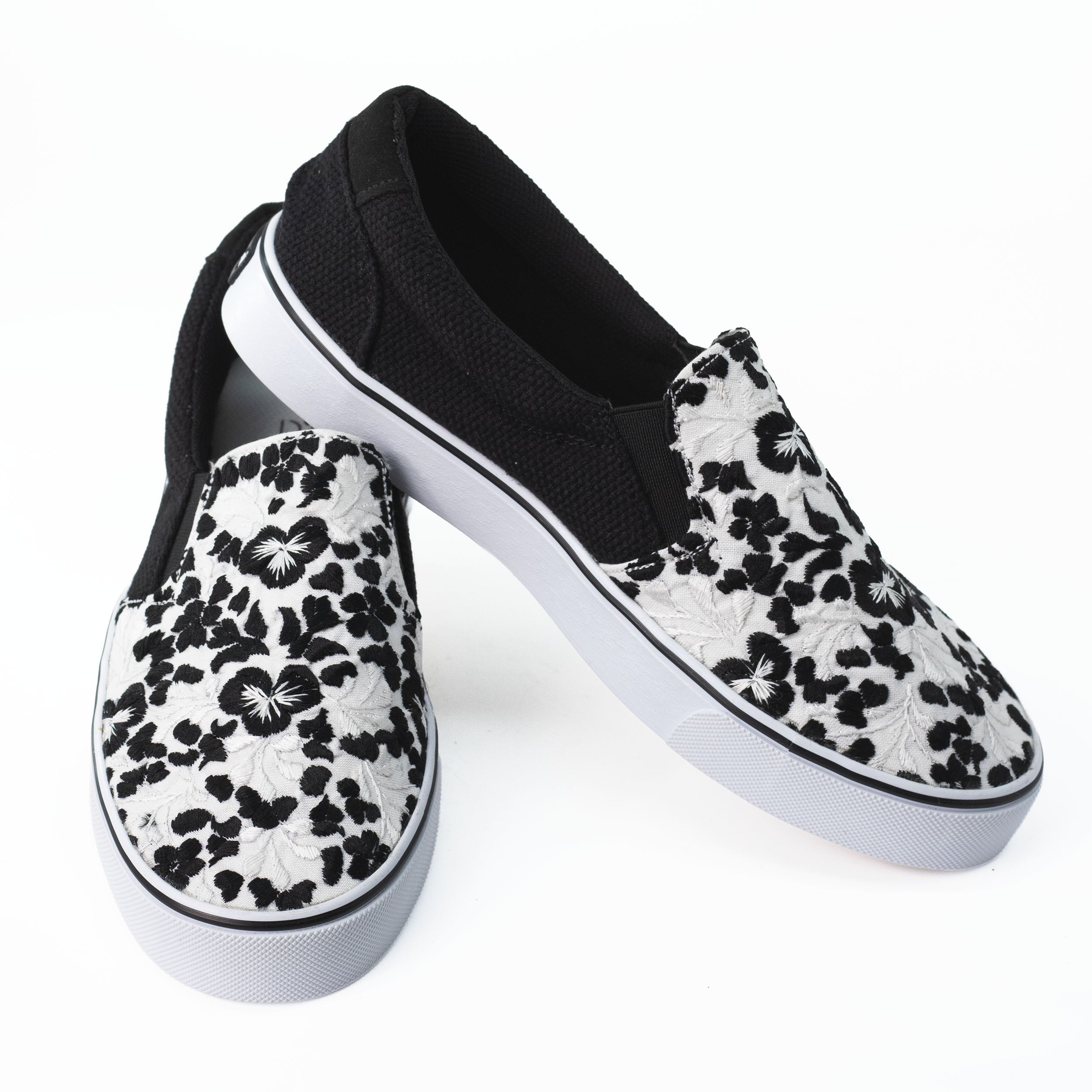 San Antonino Night Floral Embroidered Sneakers