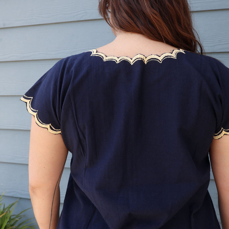 Yucatán Artisanal Embroidered Blouse
