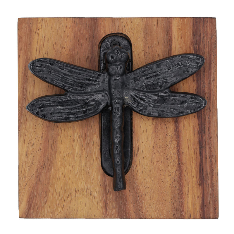 Parota Wood Dragonfly Napkin Holder