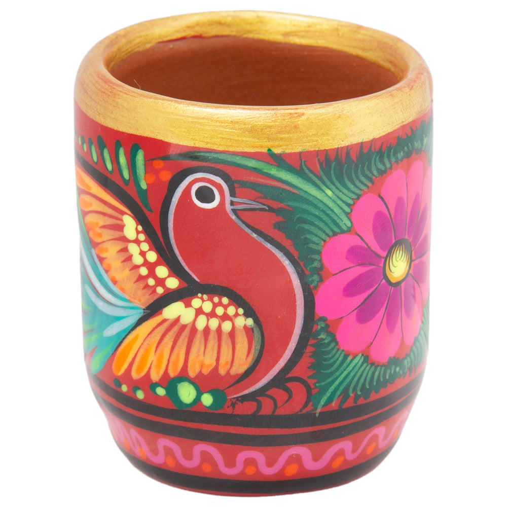 Xalitla Hand-Painted Small Shot Glass/Tea Cups
