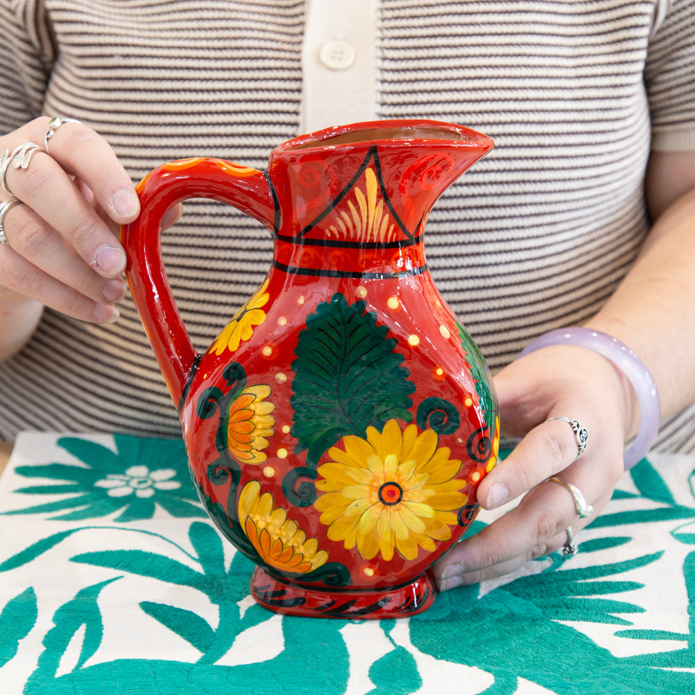 Cempasúchil Lolo Edition Xalitla Clay Pitcher