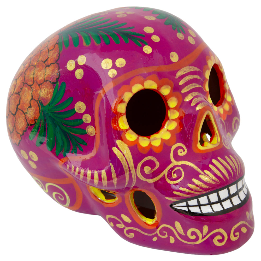 Cempasúchil Lolo Edition Xalitla Clay Sugar Skull