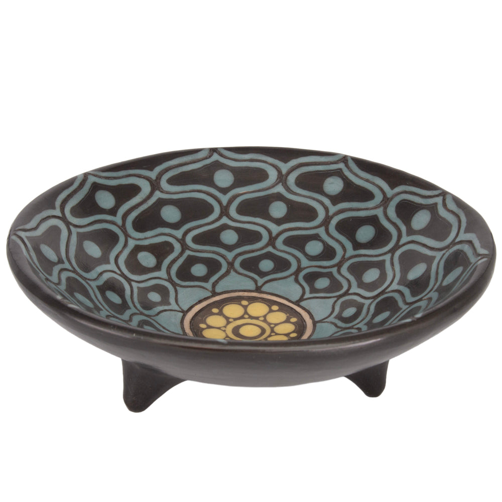 Zinapécuaro Sol Hand-Painted Ceramic Bowl